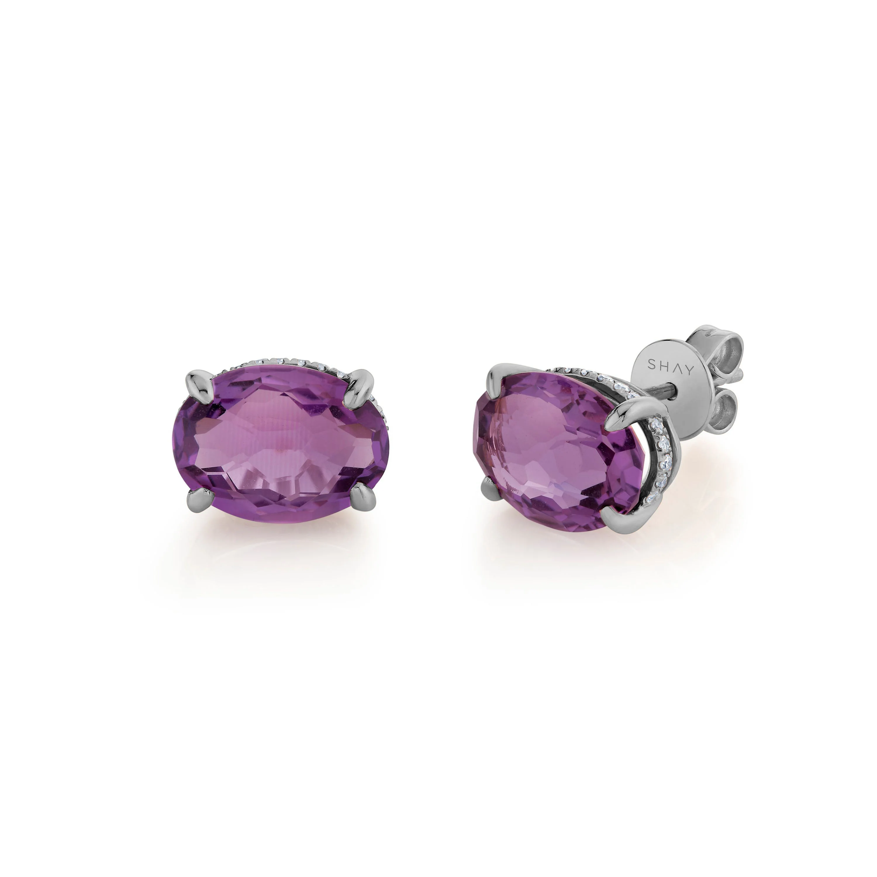 AMETHYST GEM STUDS - Image 5