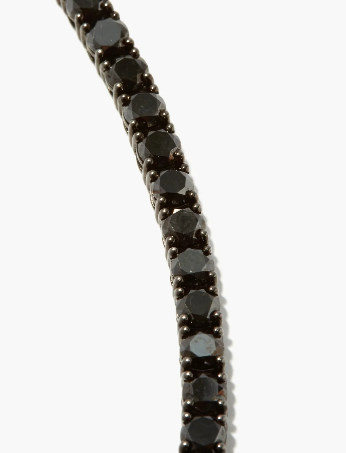 MEN'S BLACK DIAMOND TENNIS BRACELET - Image 7