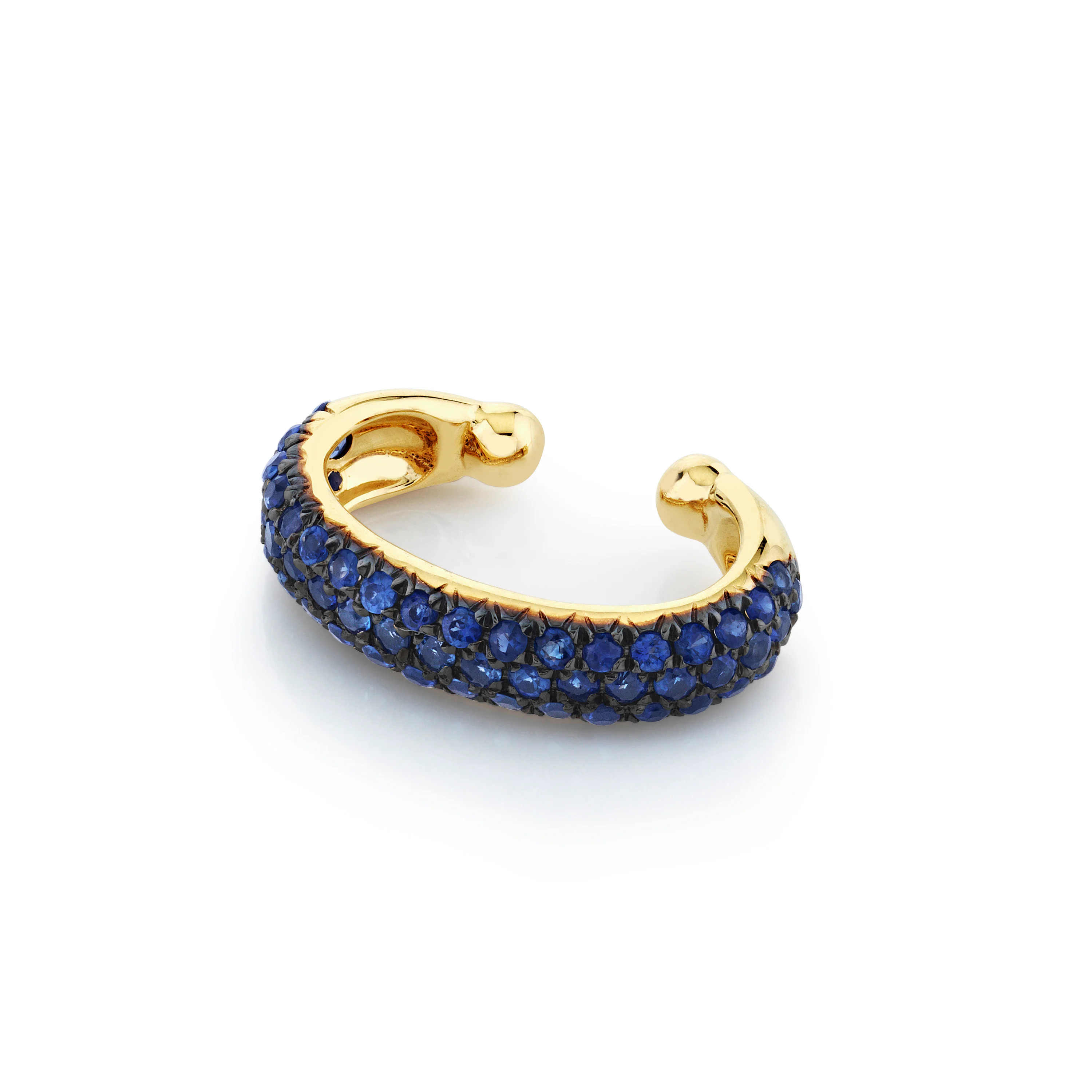 BLUE SAPPHIRE JUMBO EAR CUFF - Image 3