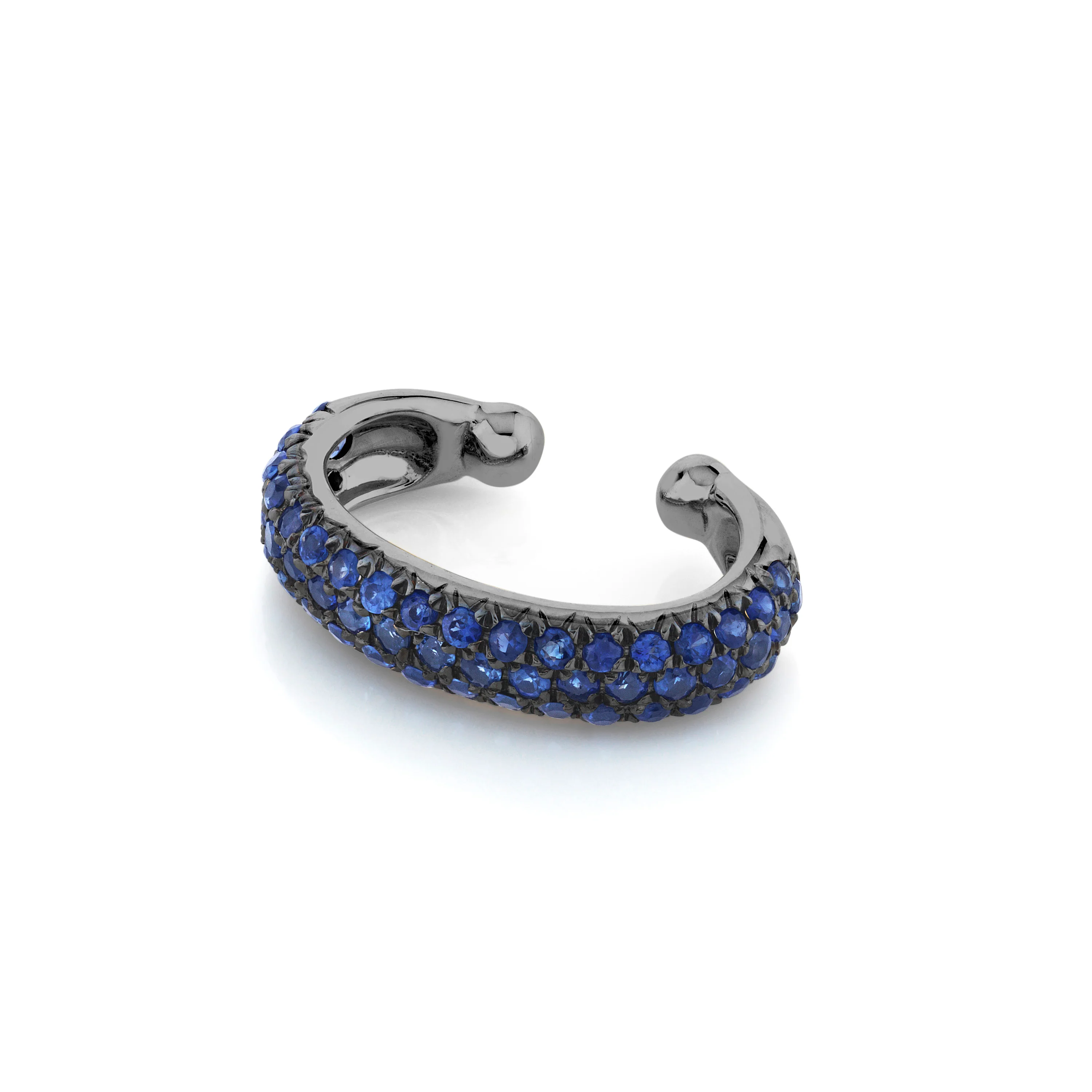 BLUE SAPPHIRE JUMBO EAR CUFF - Image 4