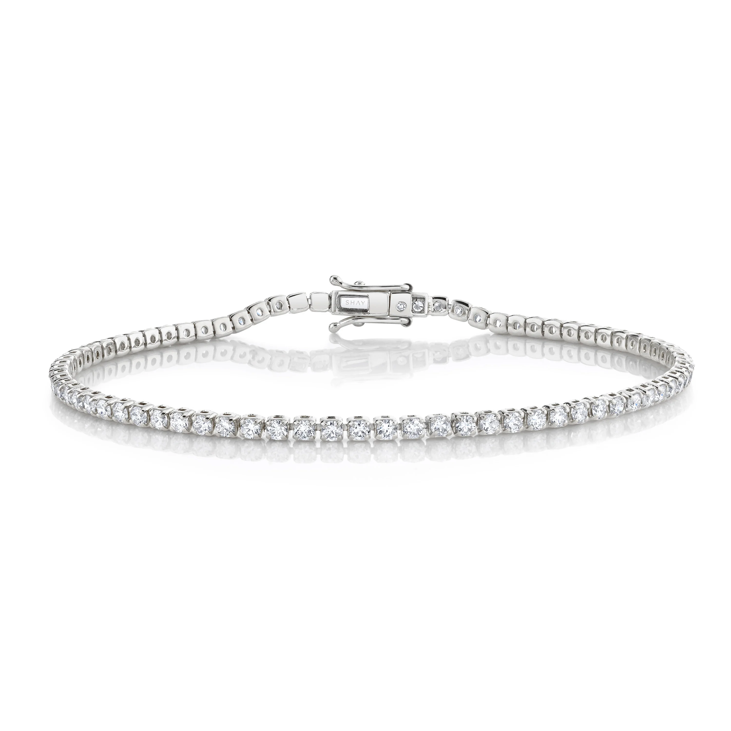 READY TO SHIP MEN'S DIAMOND SINGLE THREAD BRACELET