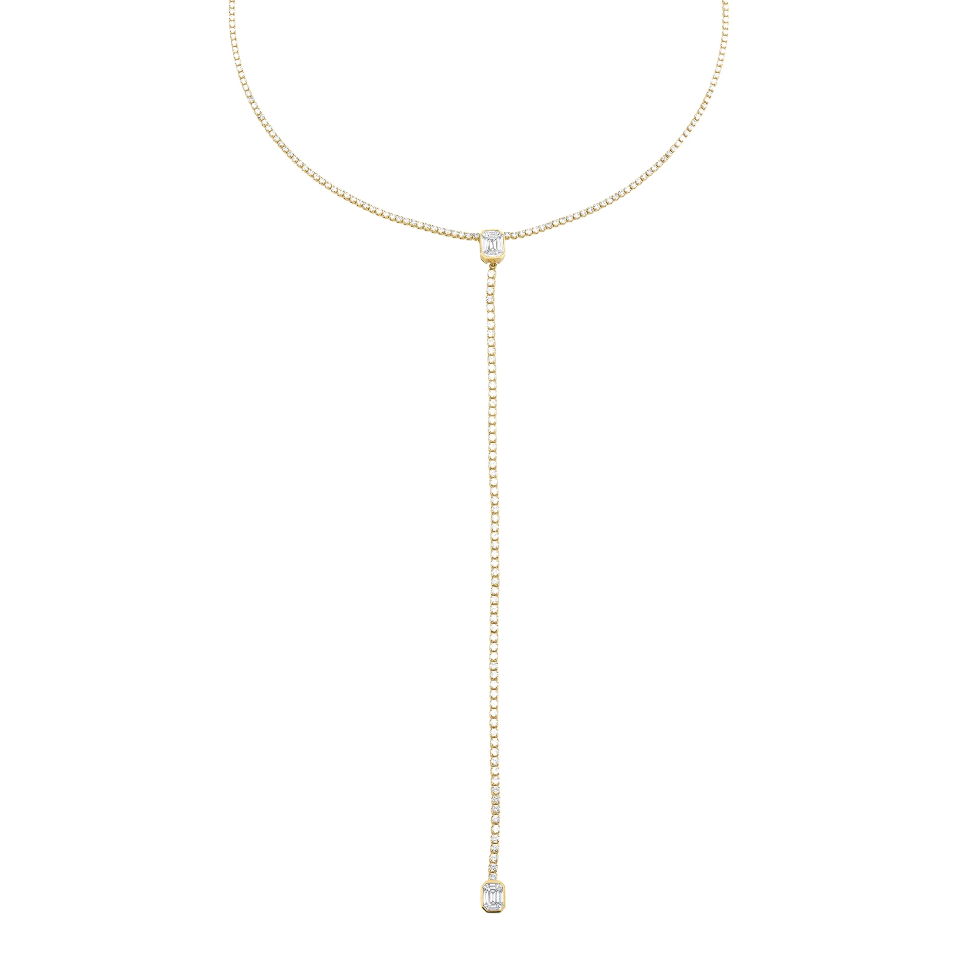 DIAMOND ILLUSION DROP NECKLACE - Image 3