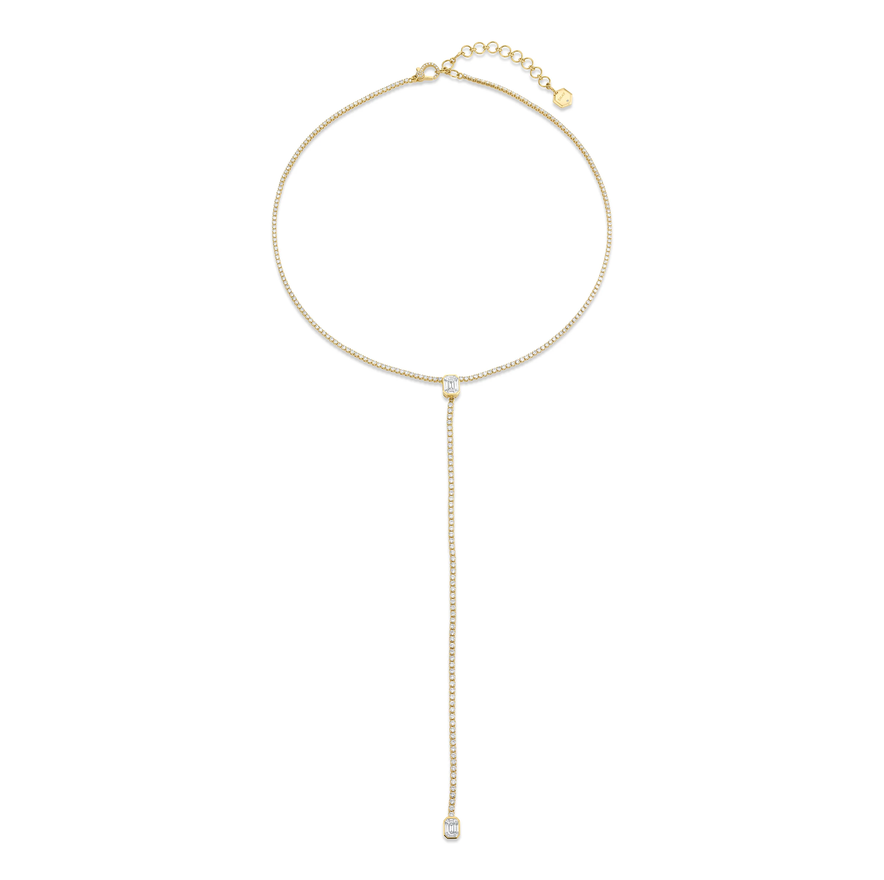 DIAMOND ILLUSION DROP NECKLACE - Image 6