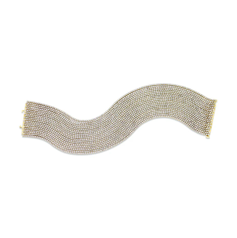 DIAMOND 20 THREAD STACK BRACELET - Image 4