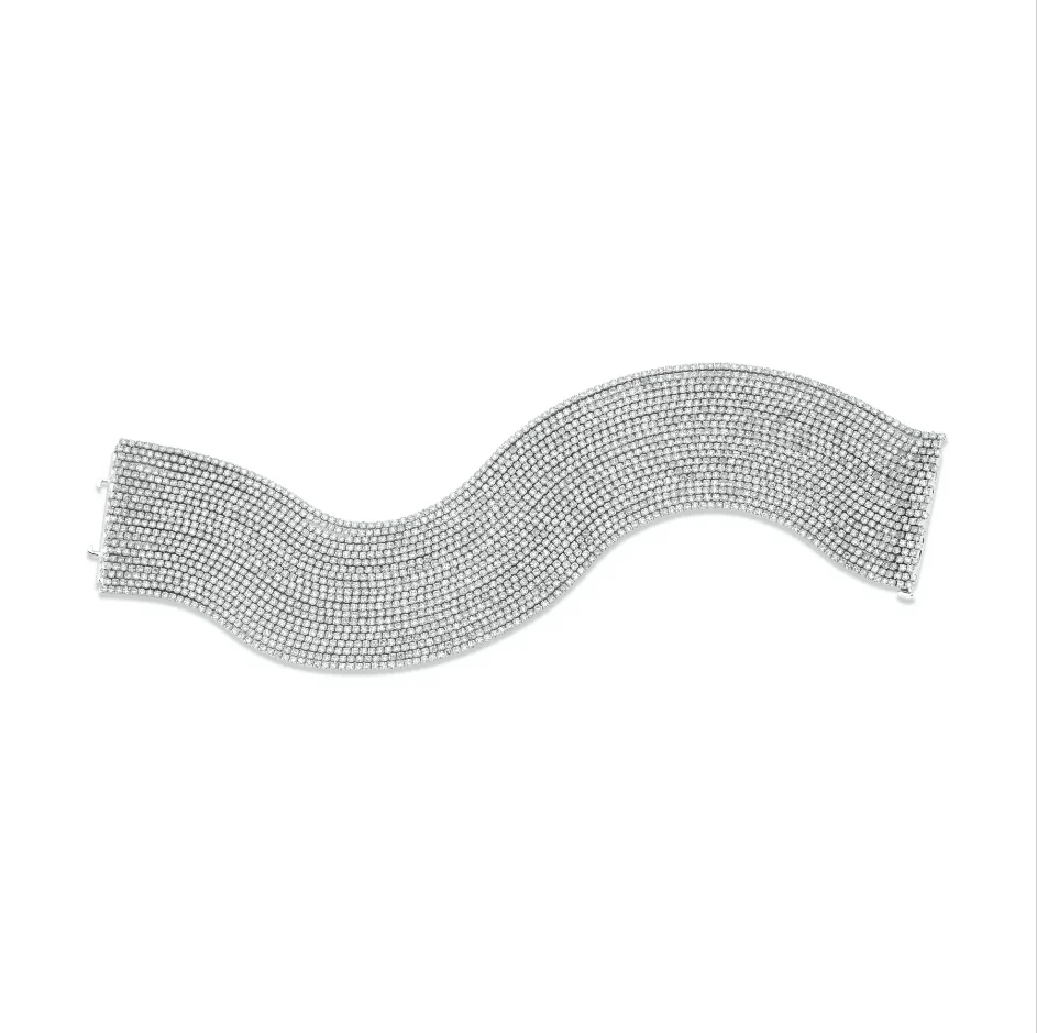 DIAMOND 20 THREAD STACK BRACELET - Image 5