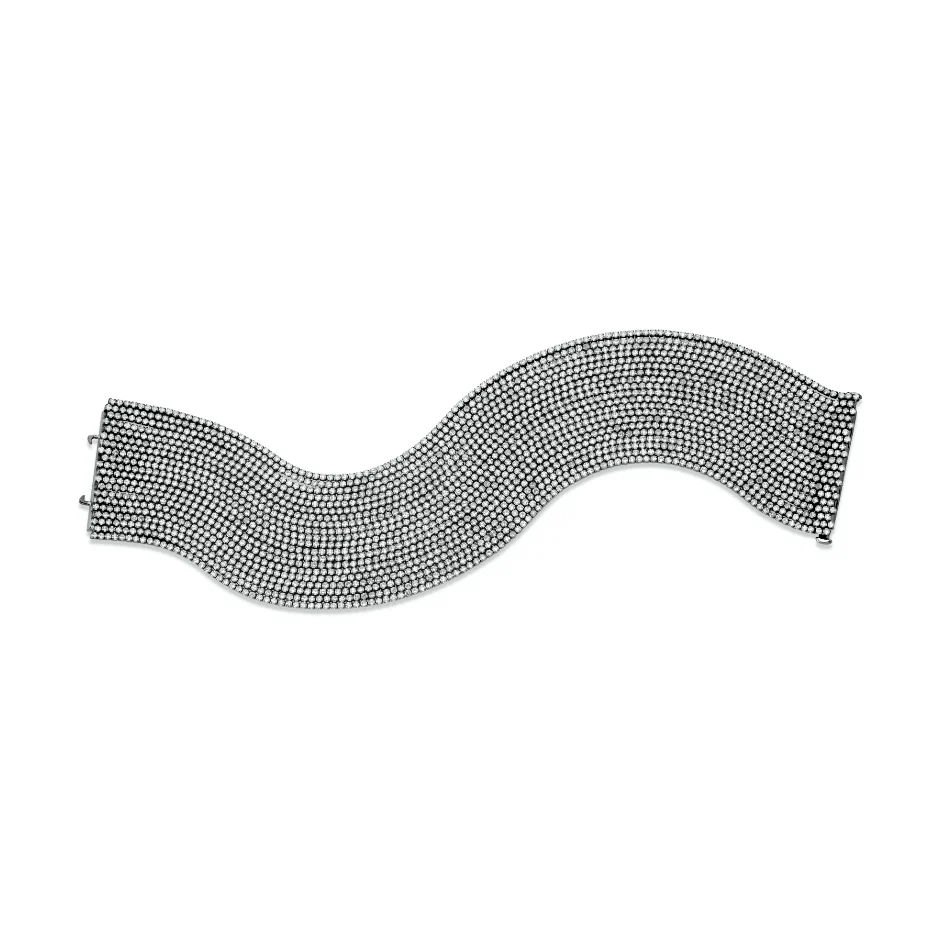 DIAMOND 20 THREAD STACK BRACELET - Image 6