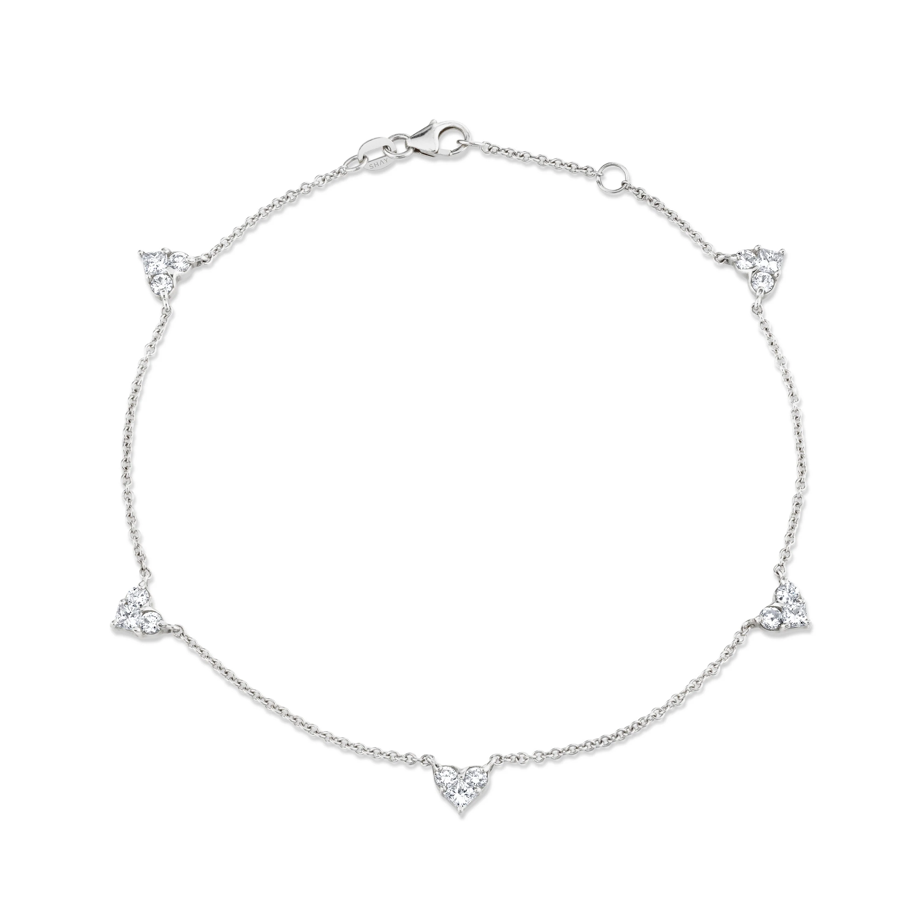 DIAMOND 5 HEART ANKLET - Image 3