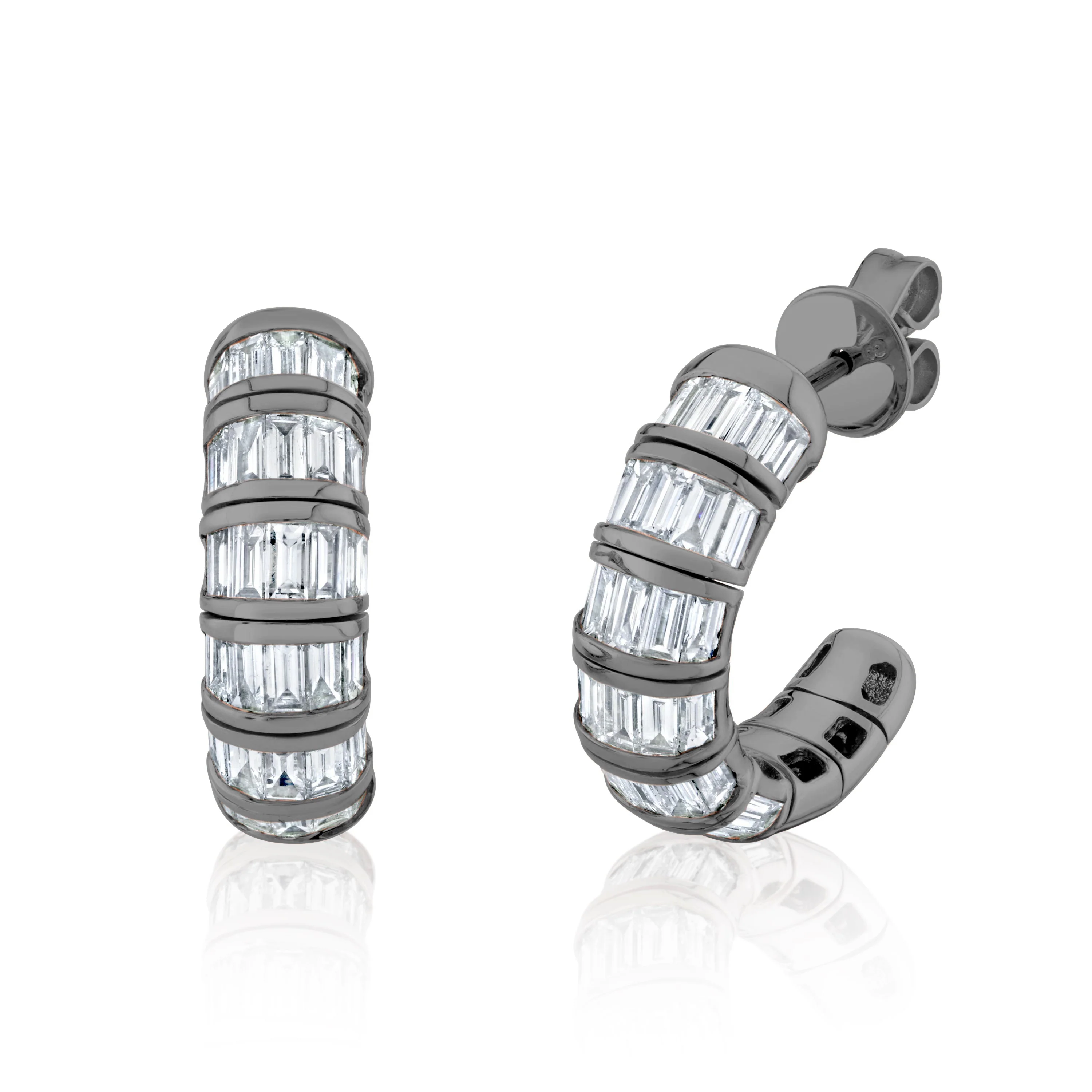 DIAMOND BAGUETTE HUGGIES - Image 4