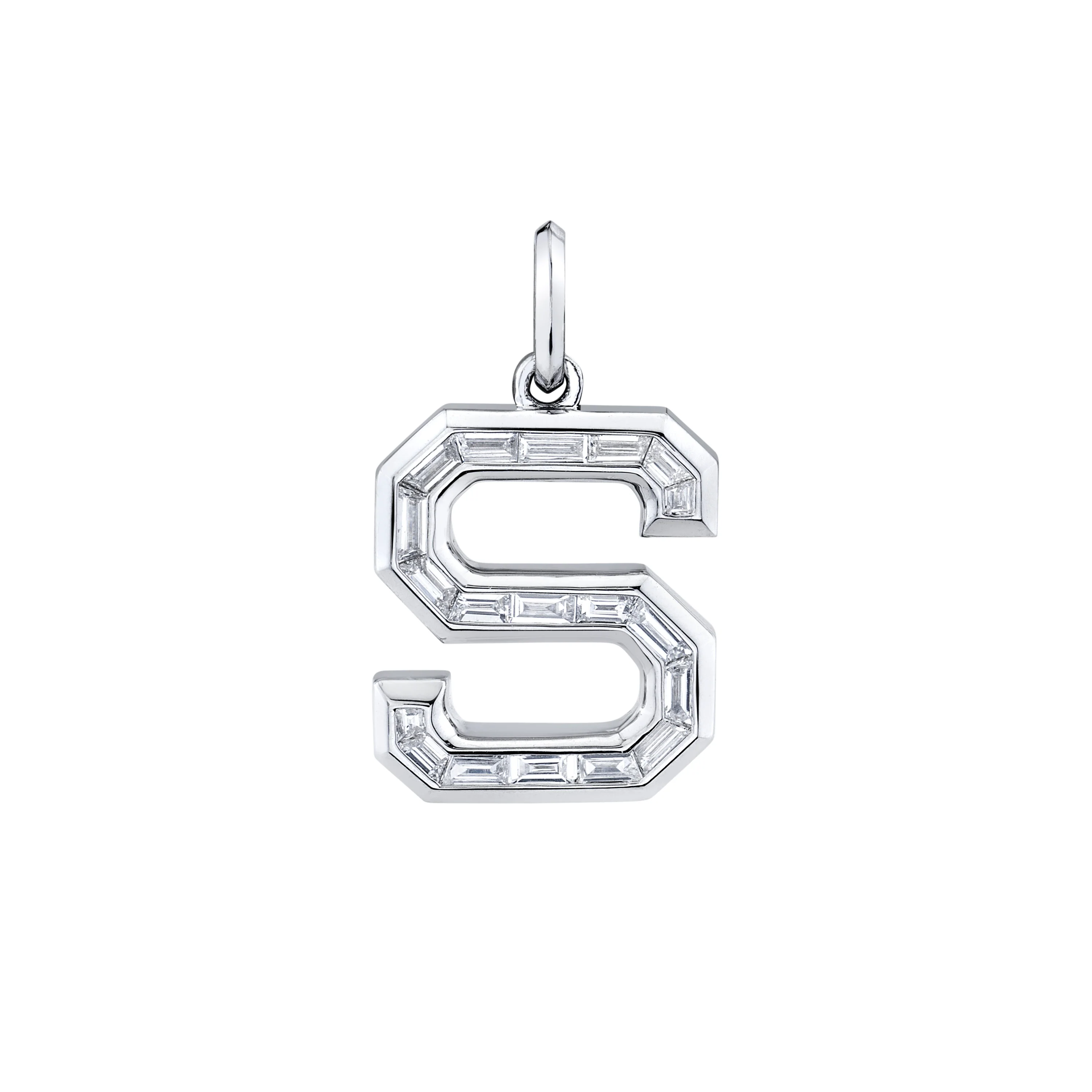 DIAMOND LETTER PENDANT - Image 3