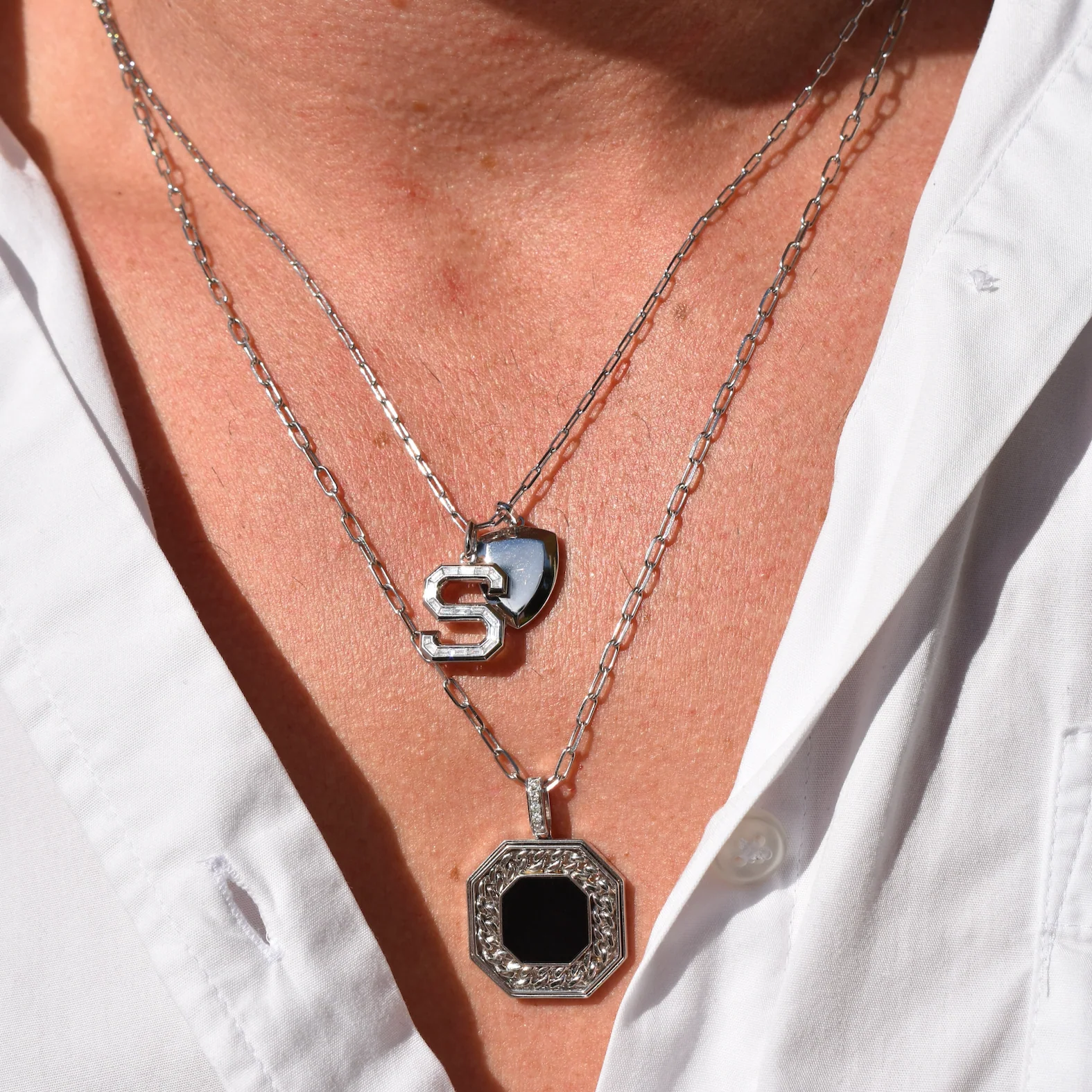 DIAMOND LETTER PENDANT - Image 6