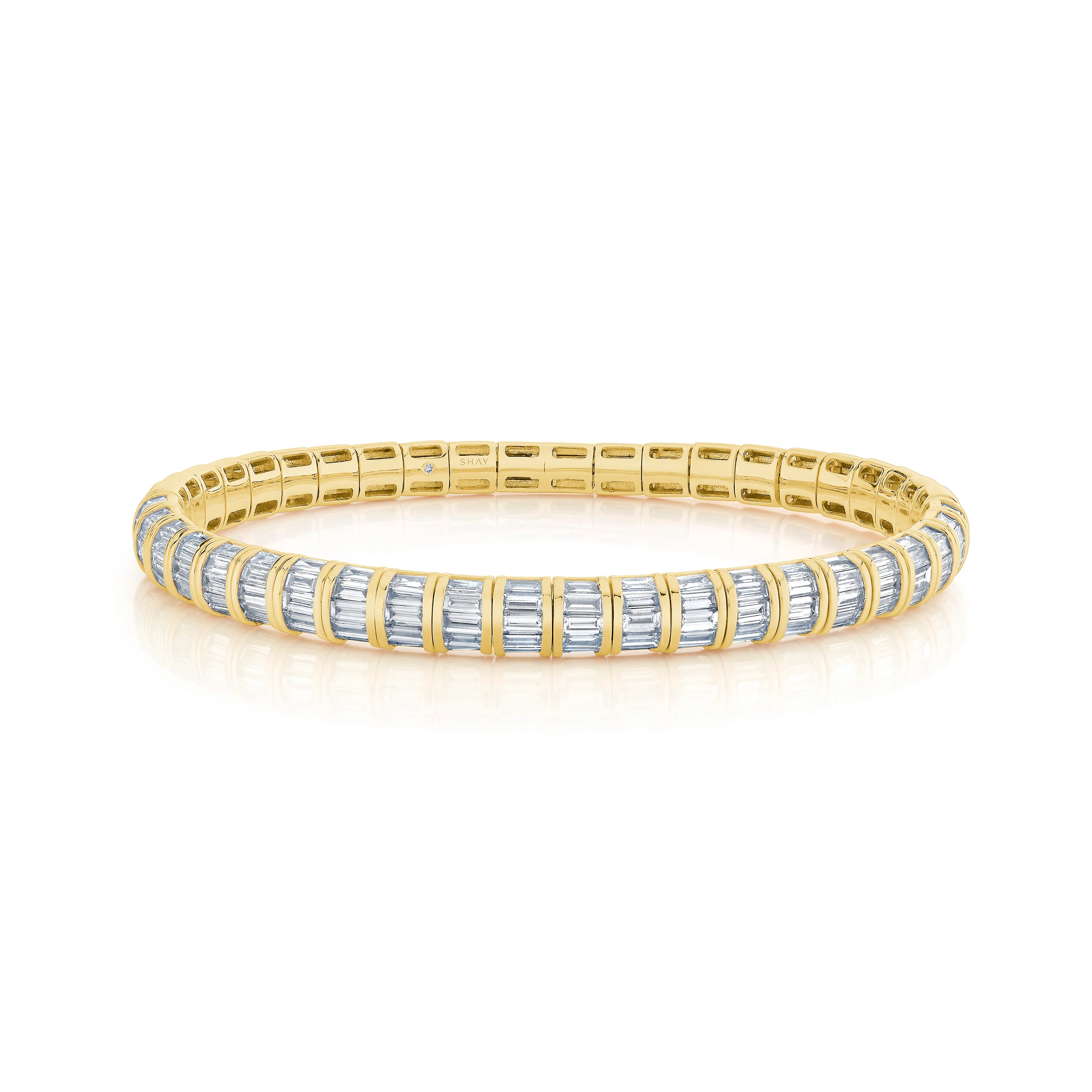 DIAMOND BAGUETTE STRETCH BRACELET - Image 3