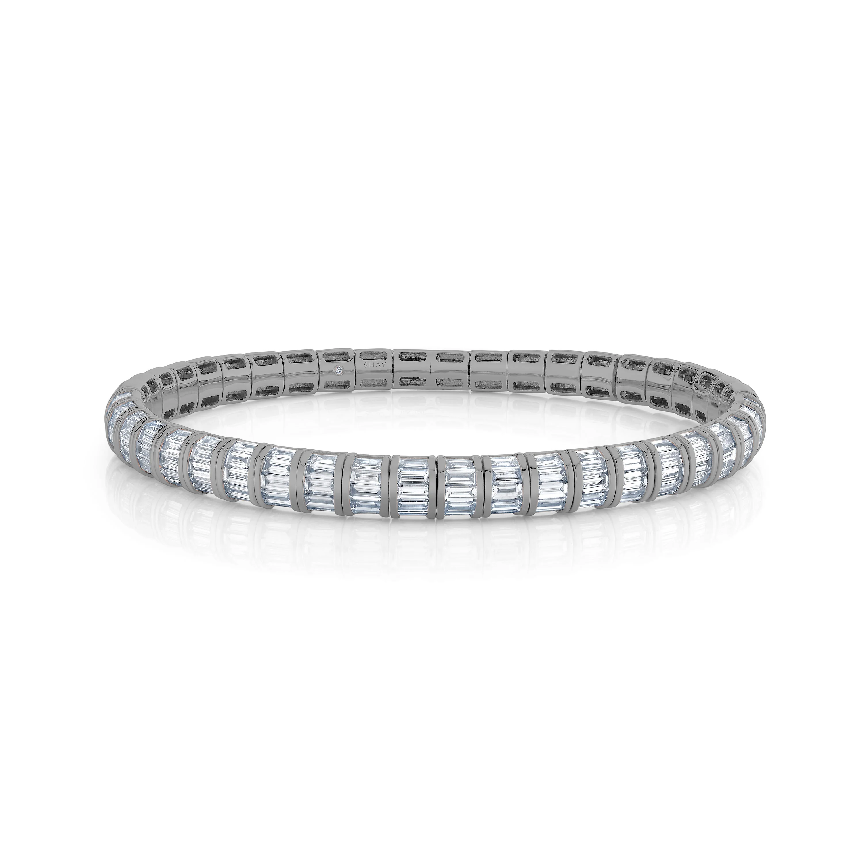 DIAMOND BAGUETTE STRETCH BRACELET - Image 5