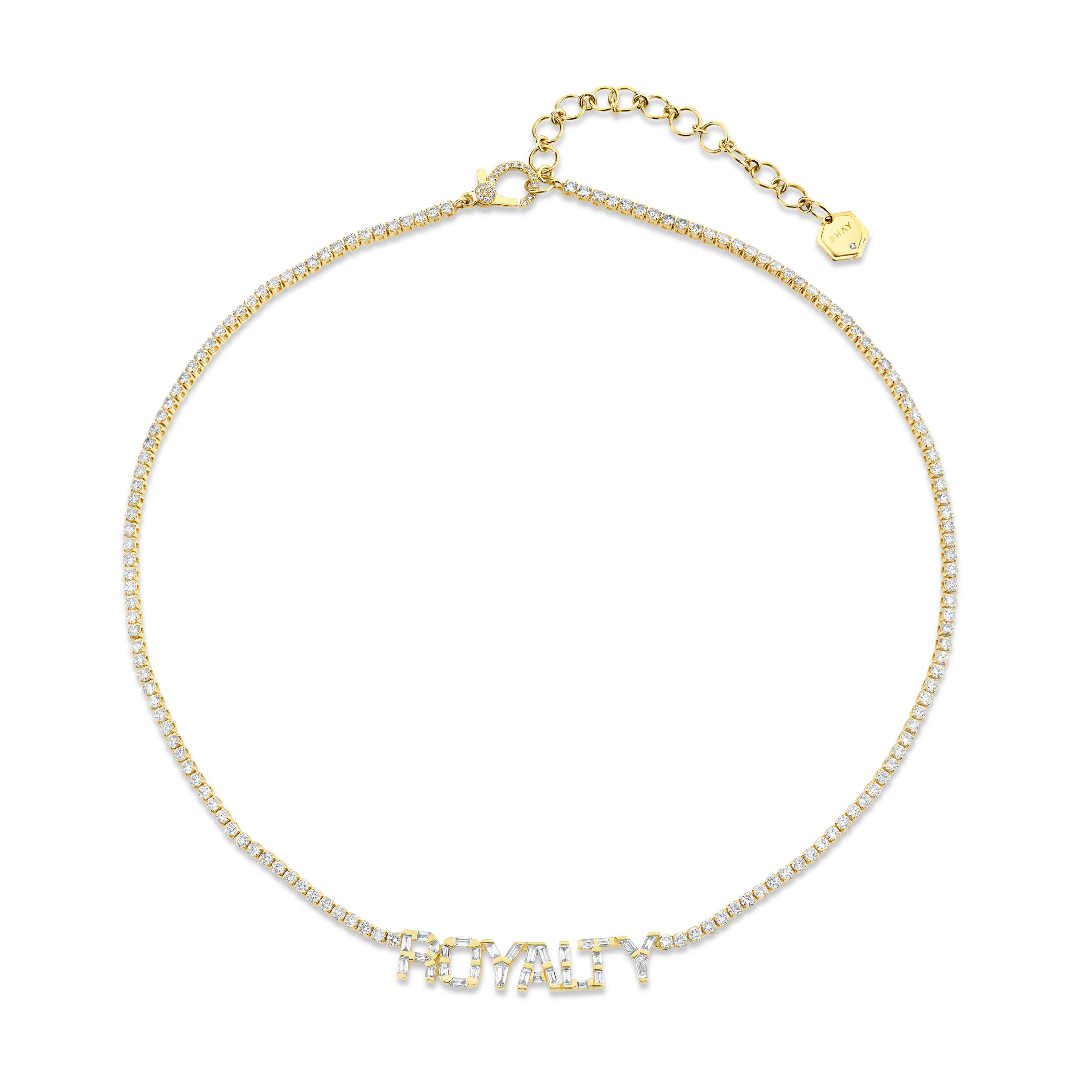 DIAMOND PERSONALIZED 7 THREAD NECKLACE - Image 4