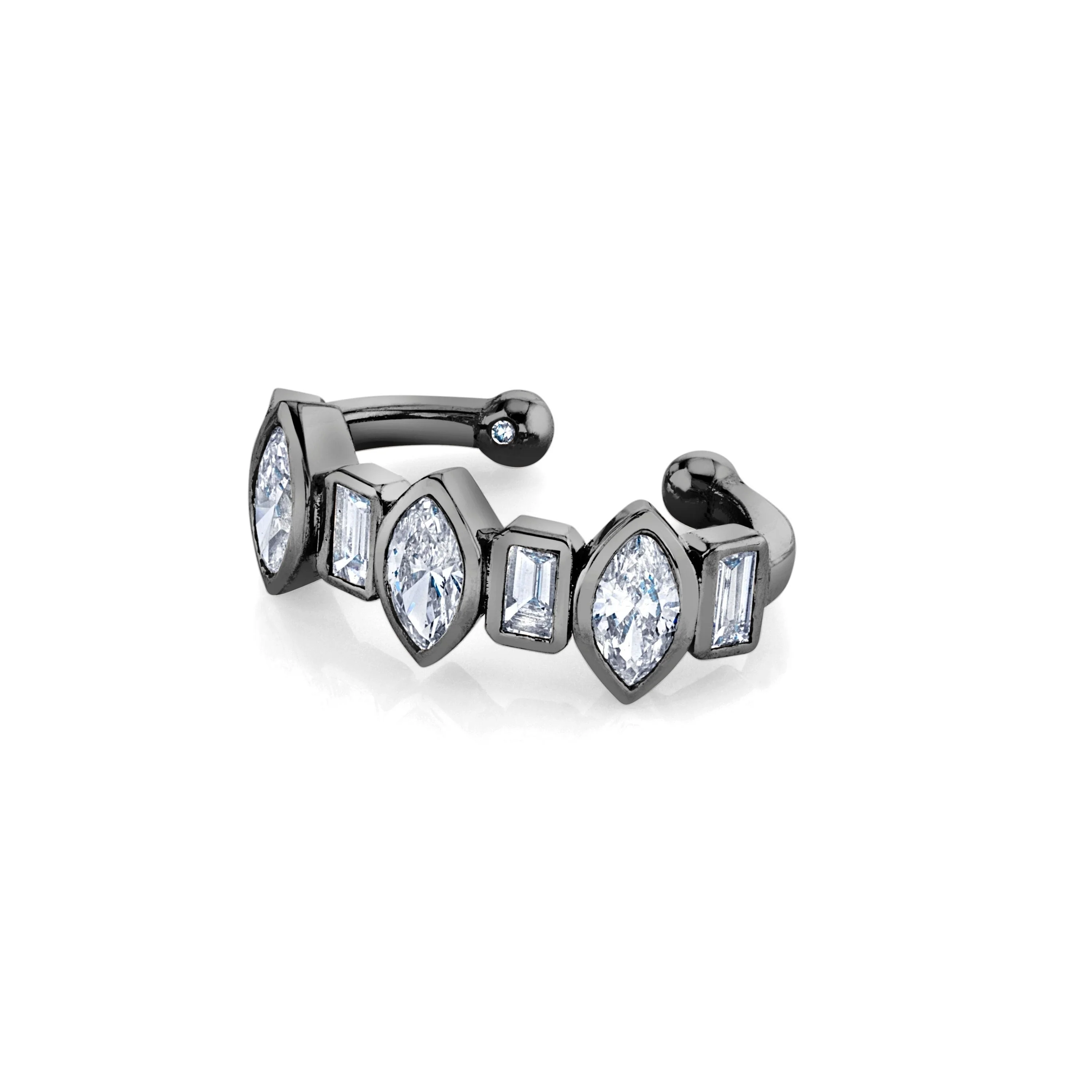 DIAMOND BEZEL EAR CUFF - Image 5