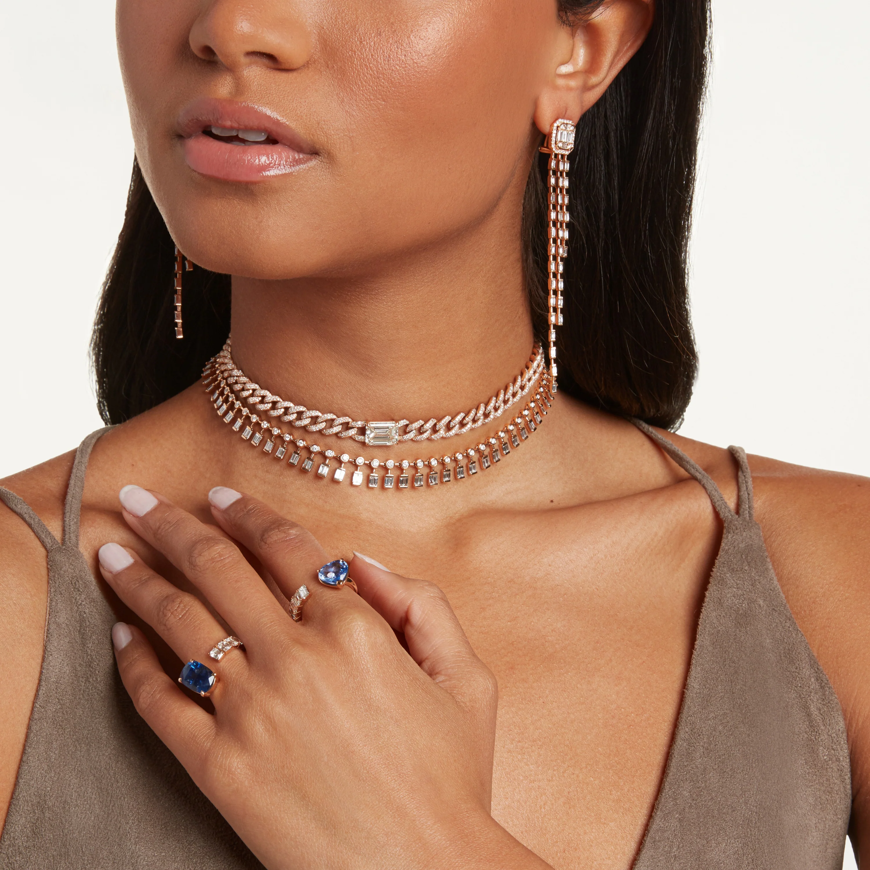 DIAMOND DOT-DASH CHOKER - Image 3