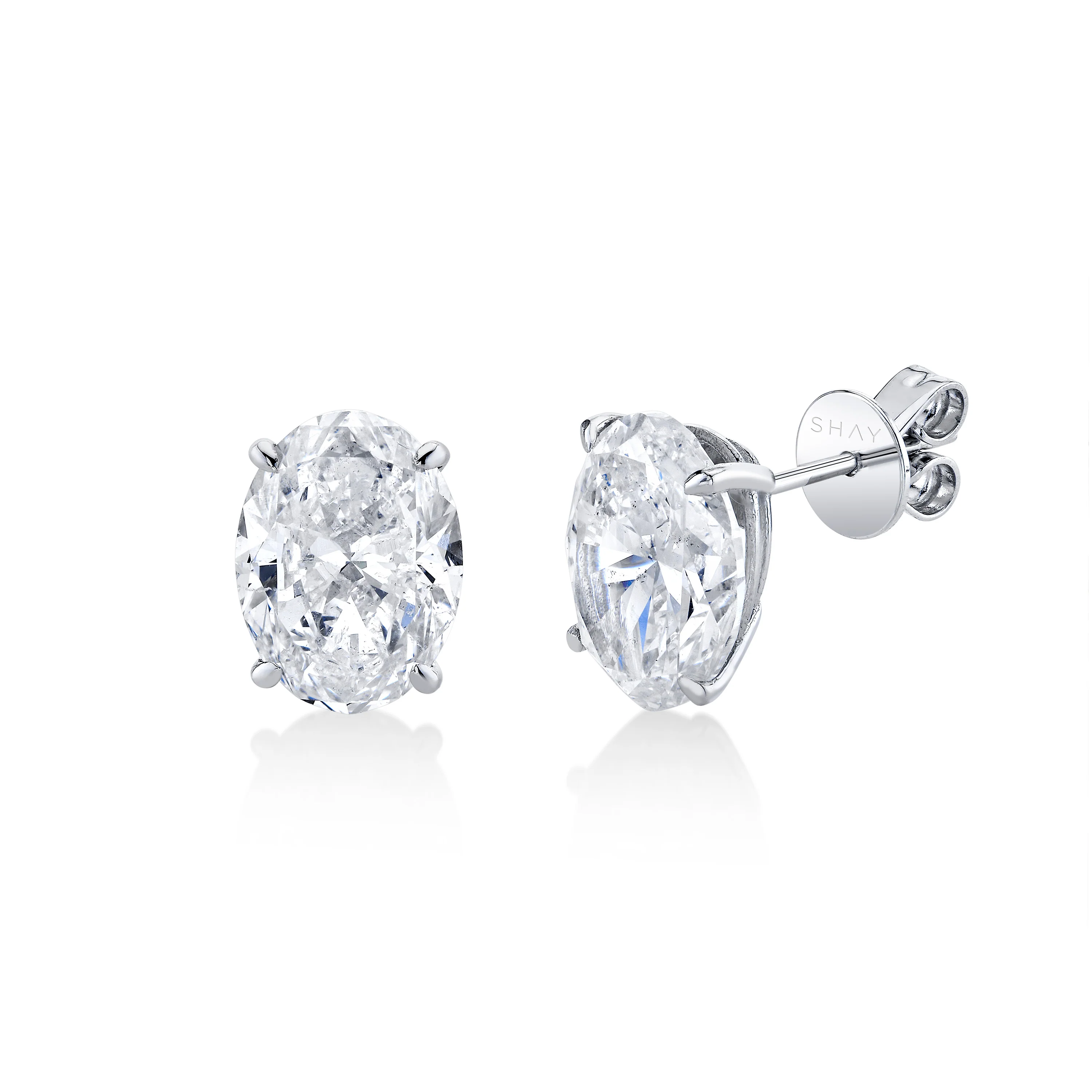 GRAND DIAMOND OVAL STUDS - Image 3
