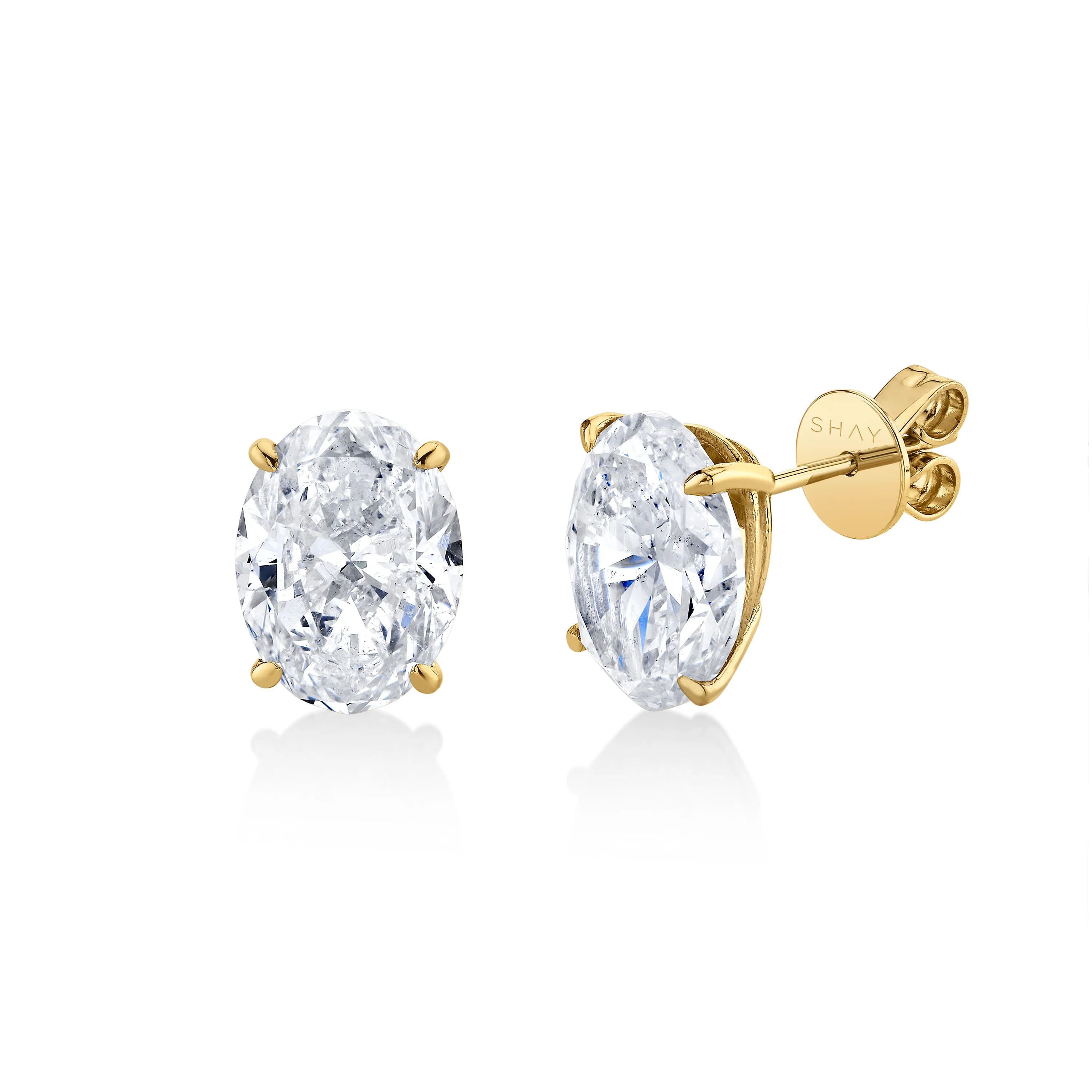 GRAND DIAMOND OVAL STUDS - Image 4