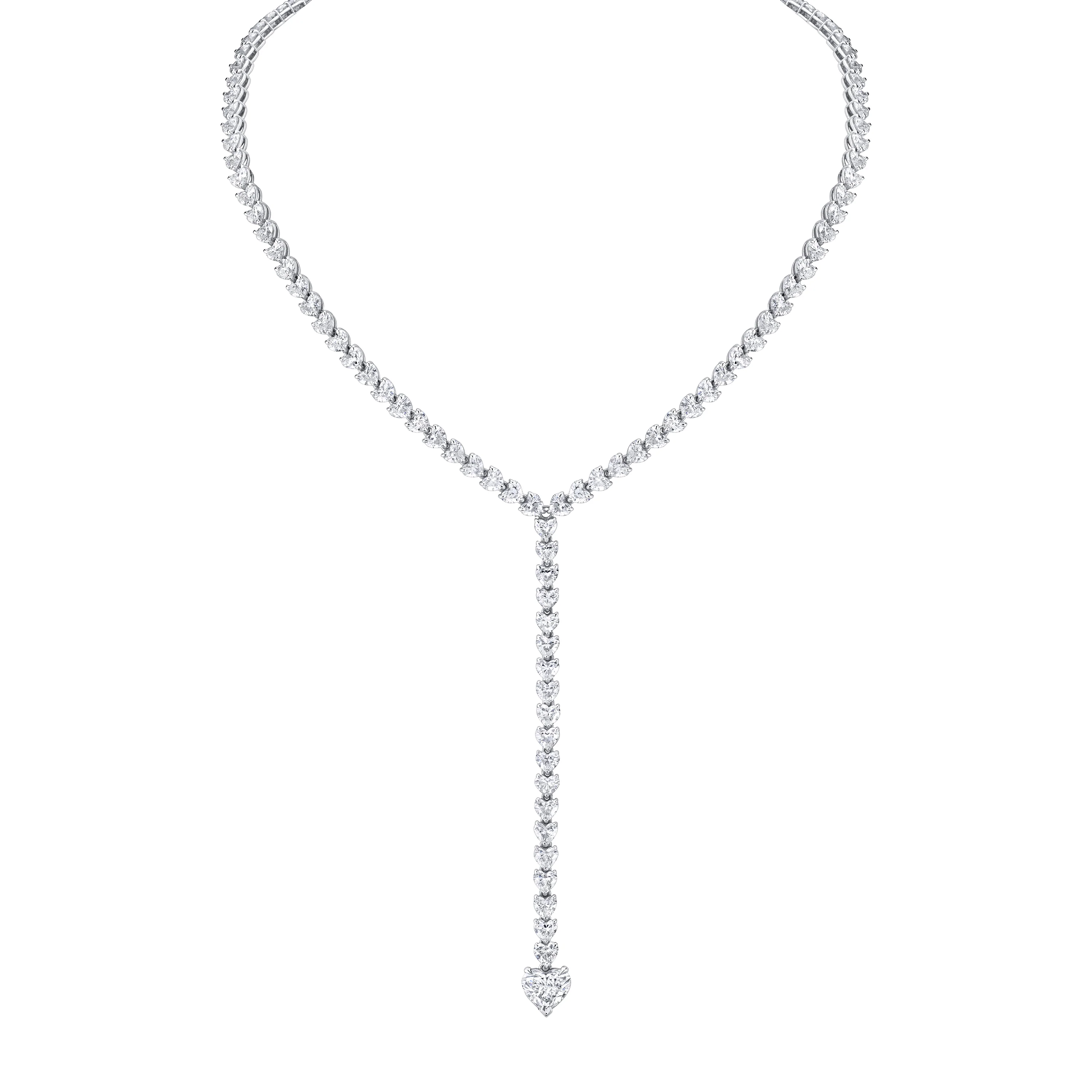 DIAMOND HEART Y NECKLACE - Image 3