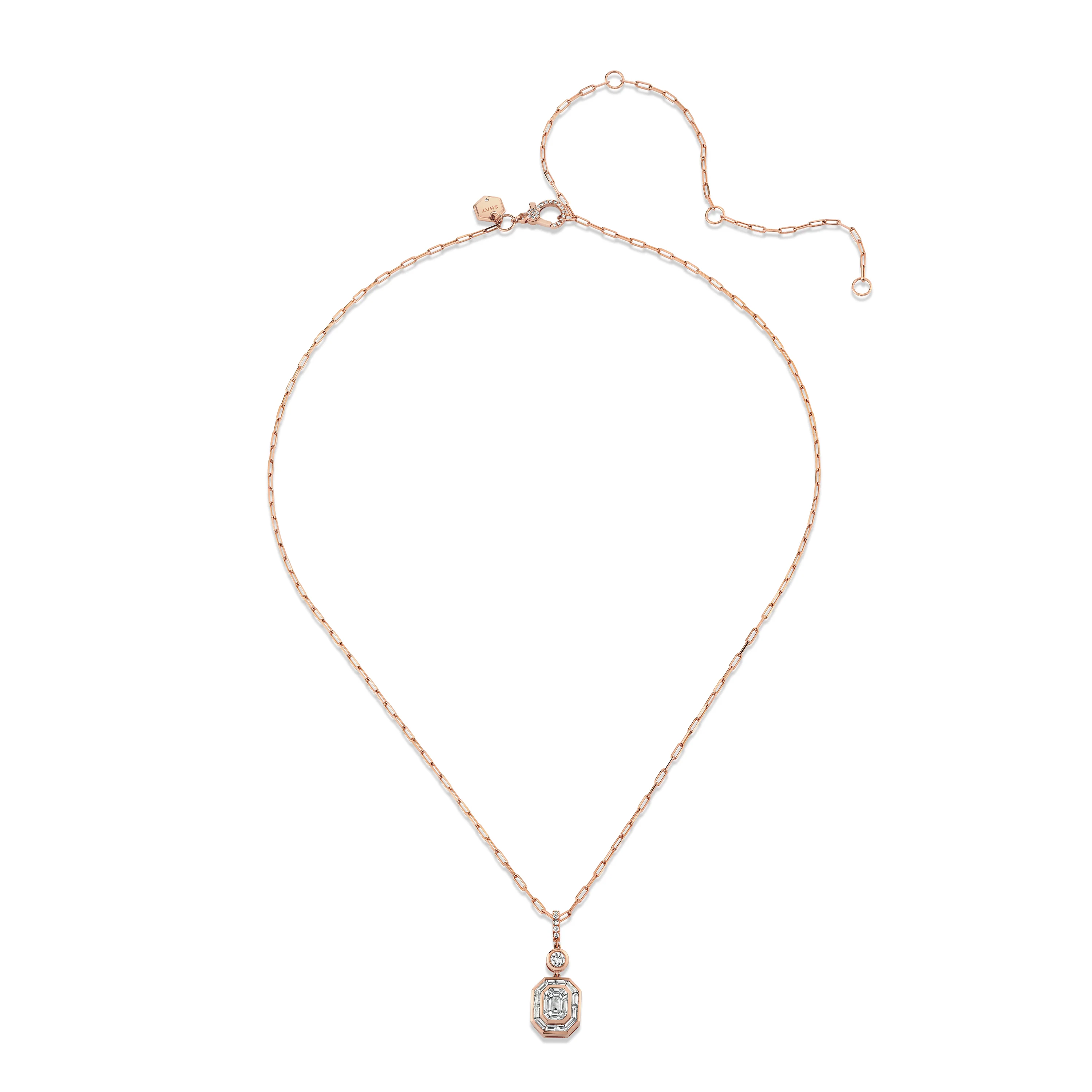 DIAMOND ILLUSION DROP NECKLACE - Image 3