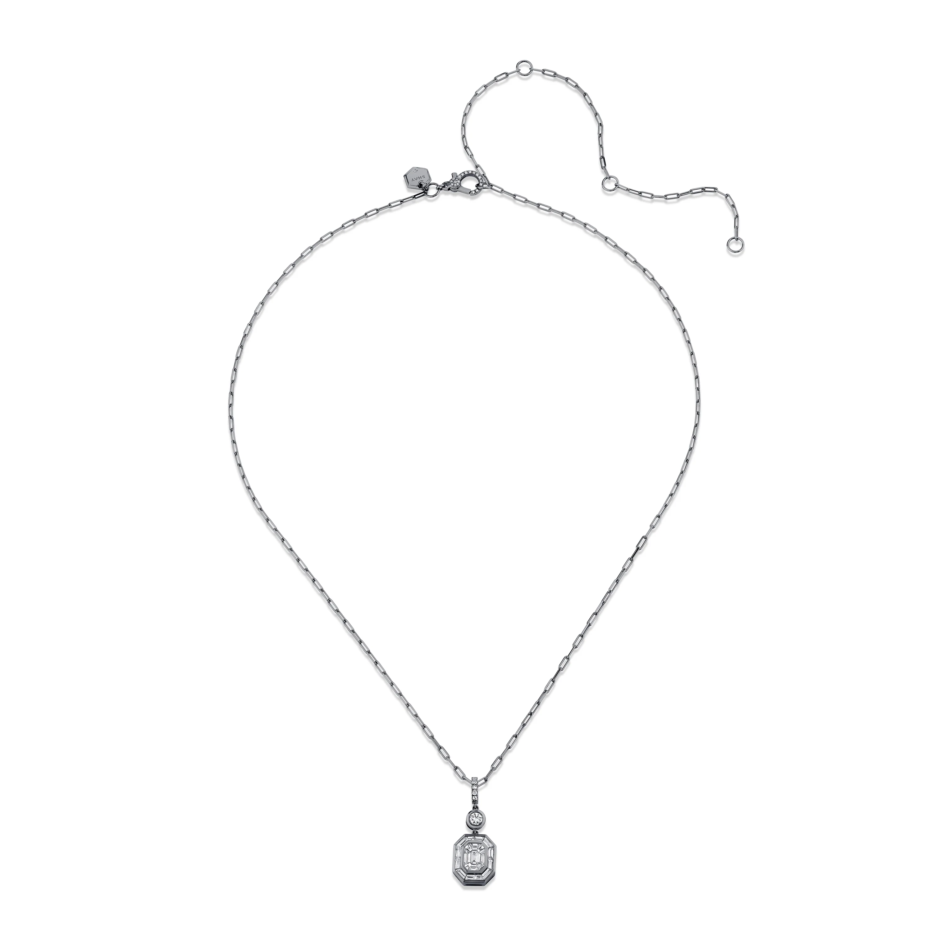 DIAMOND ILLUSION DROP NECKLACE - Image 6