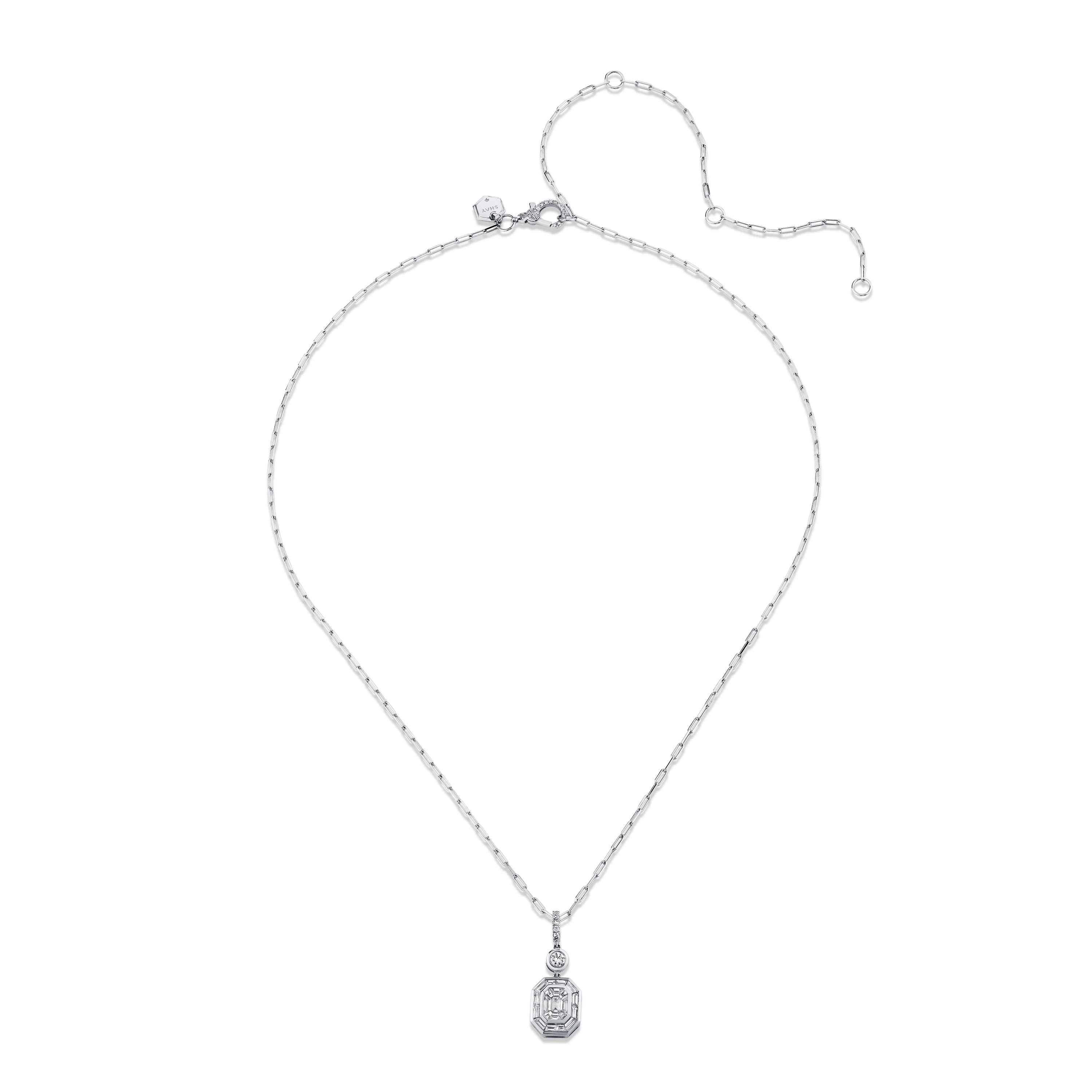 DIAMOND ILLUSION DROP NECKLACE - Image 7