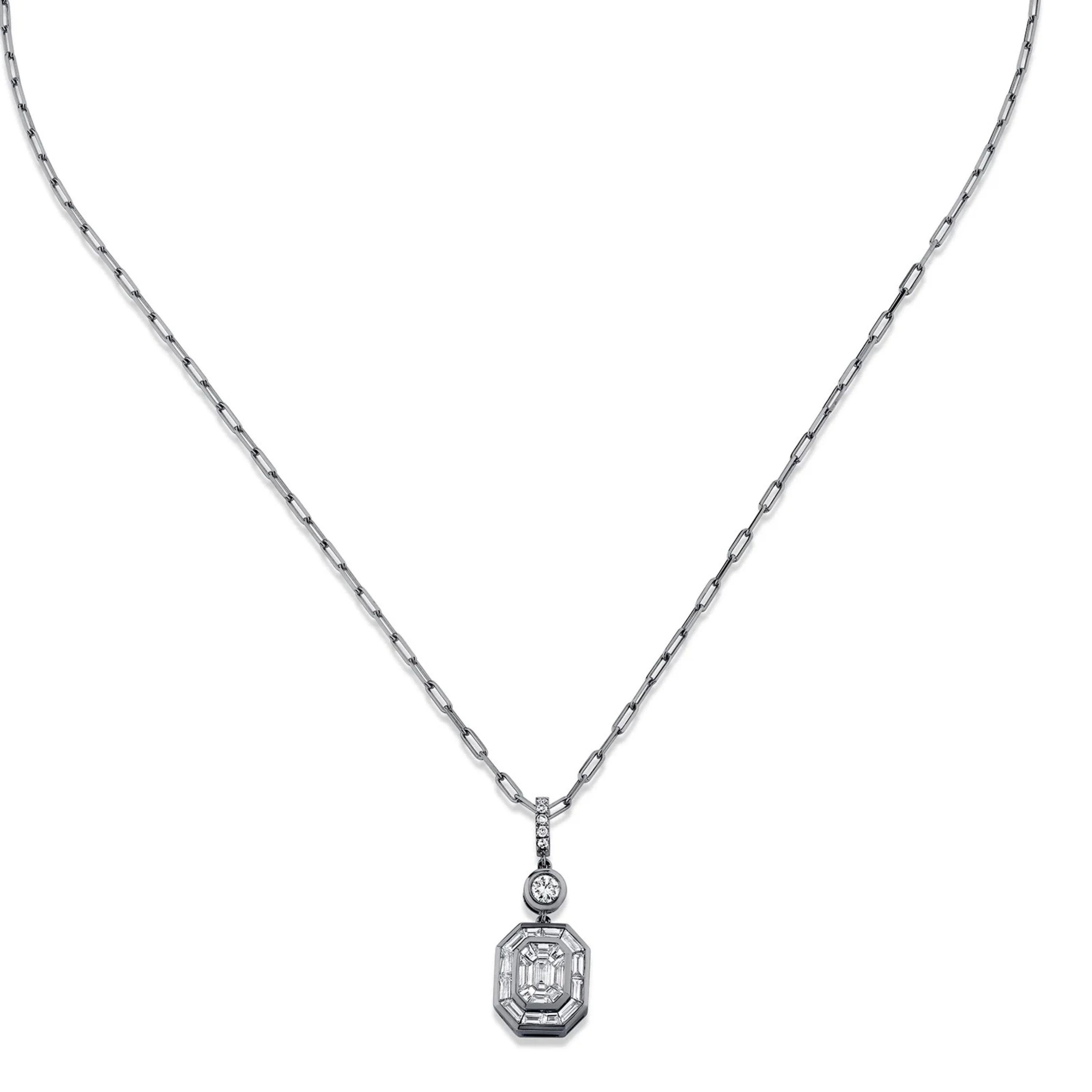 DIAMOND ILLUSION DROP NECKLACE - Image 8