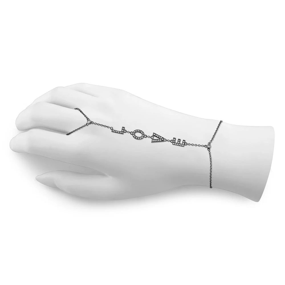 DIAMOND LOVE HAND CHAIN - Image 4