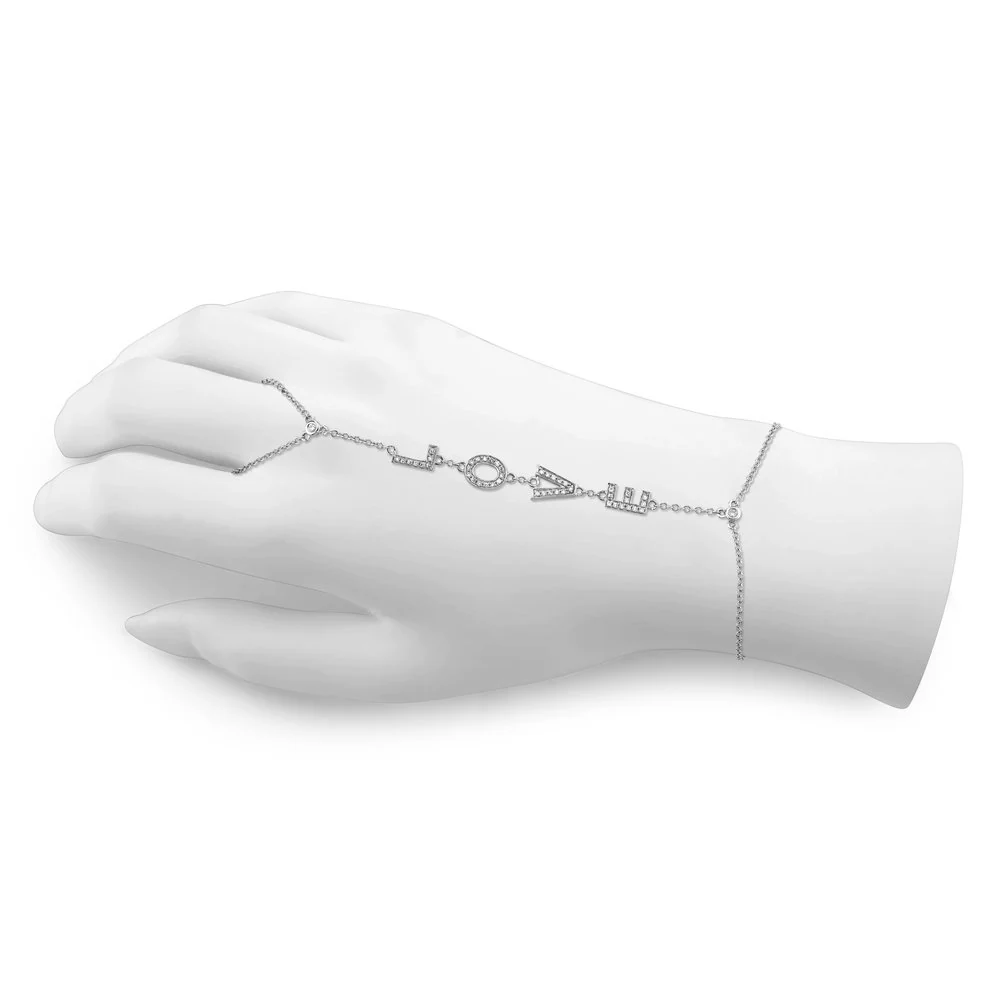 DIAMOND LOVE HAND CHAIN - Image 9