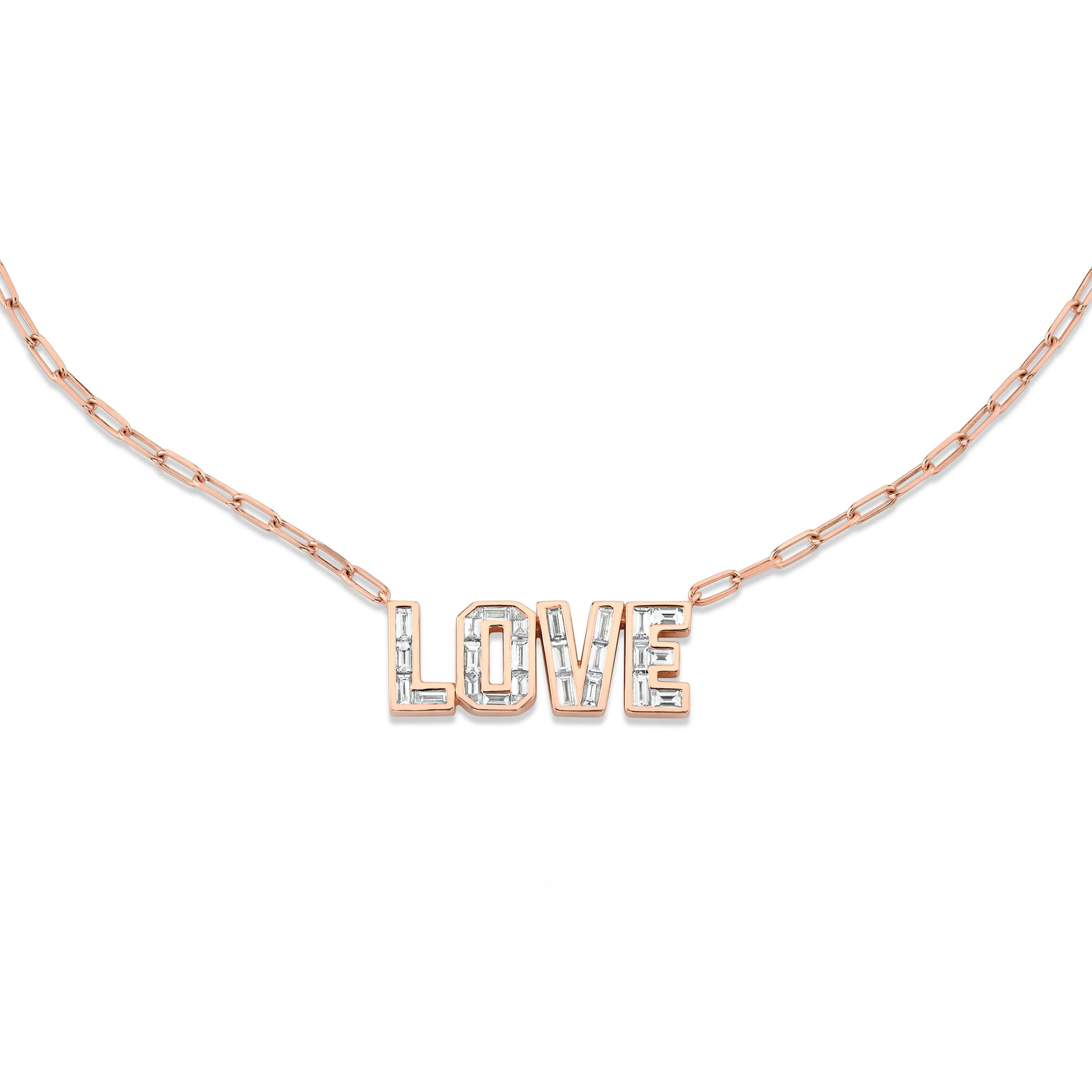 DIAMOND LOVE NECKLACE - Image 4