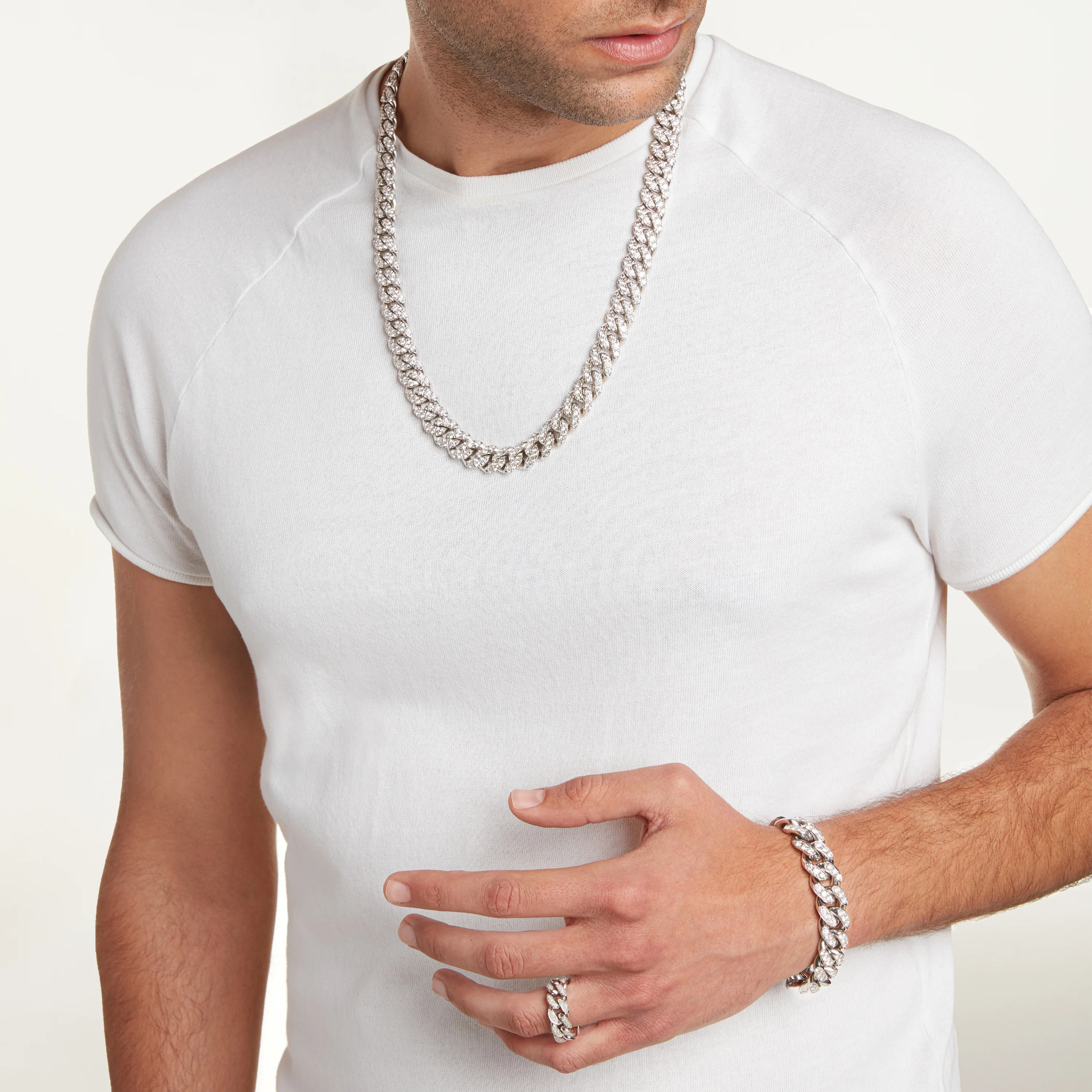 MEN'S DIAMOND MEGA LINK NECKLACE - Image 2