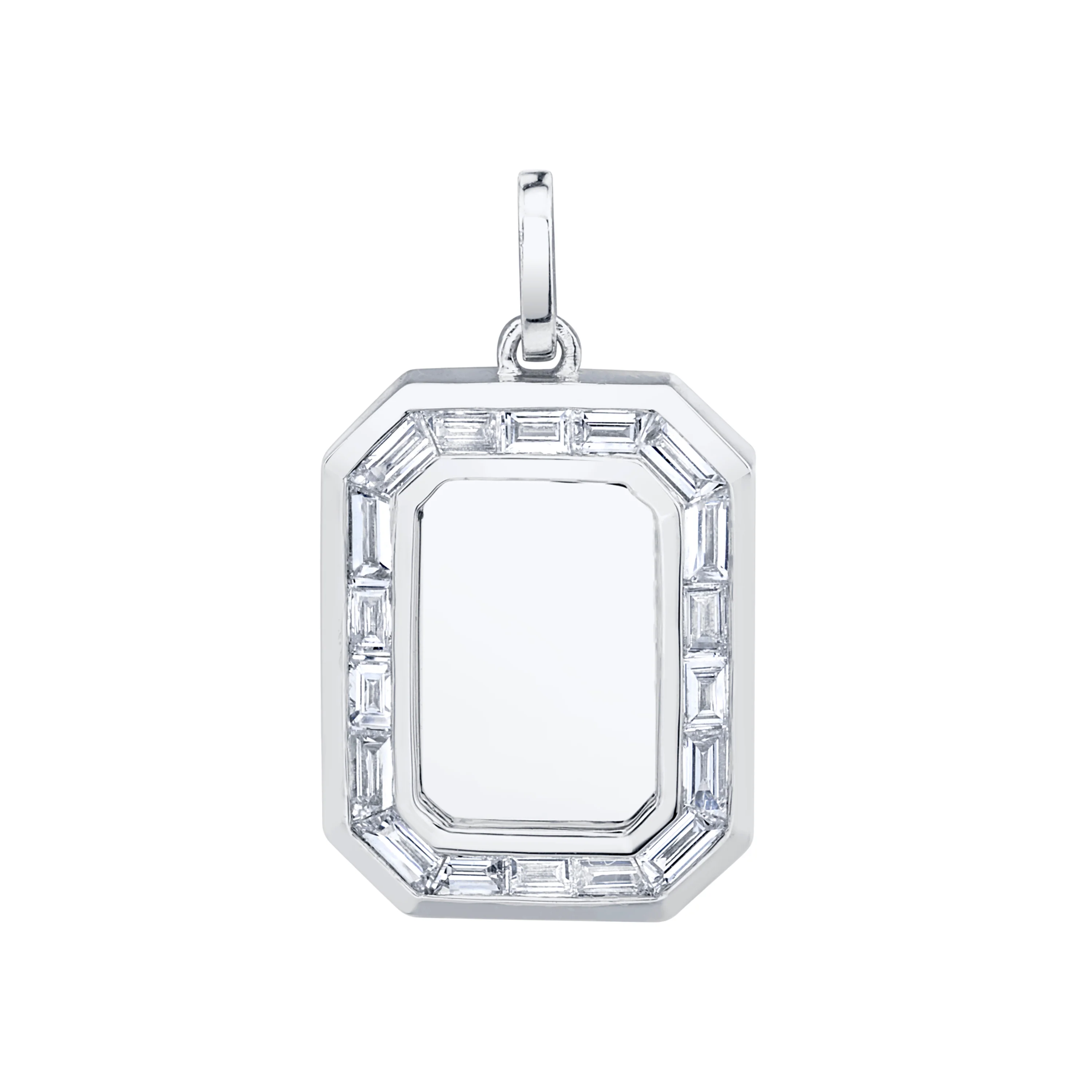 DIAMOND NAMEPLATE PENDANT - Image 3