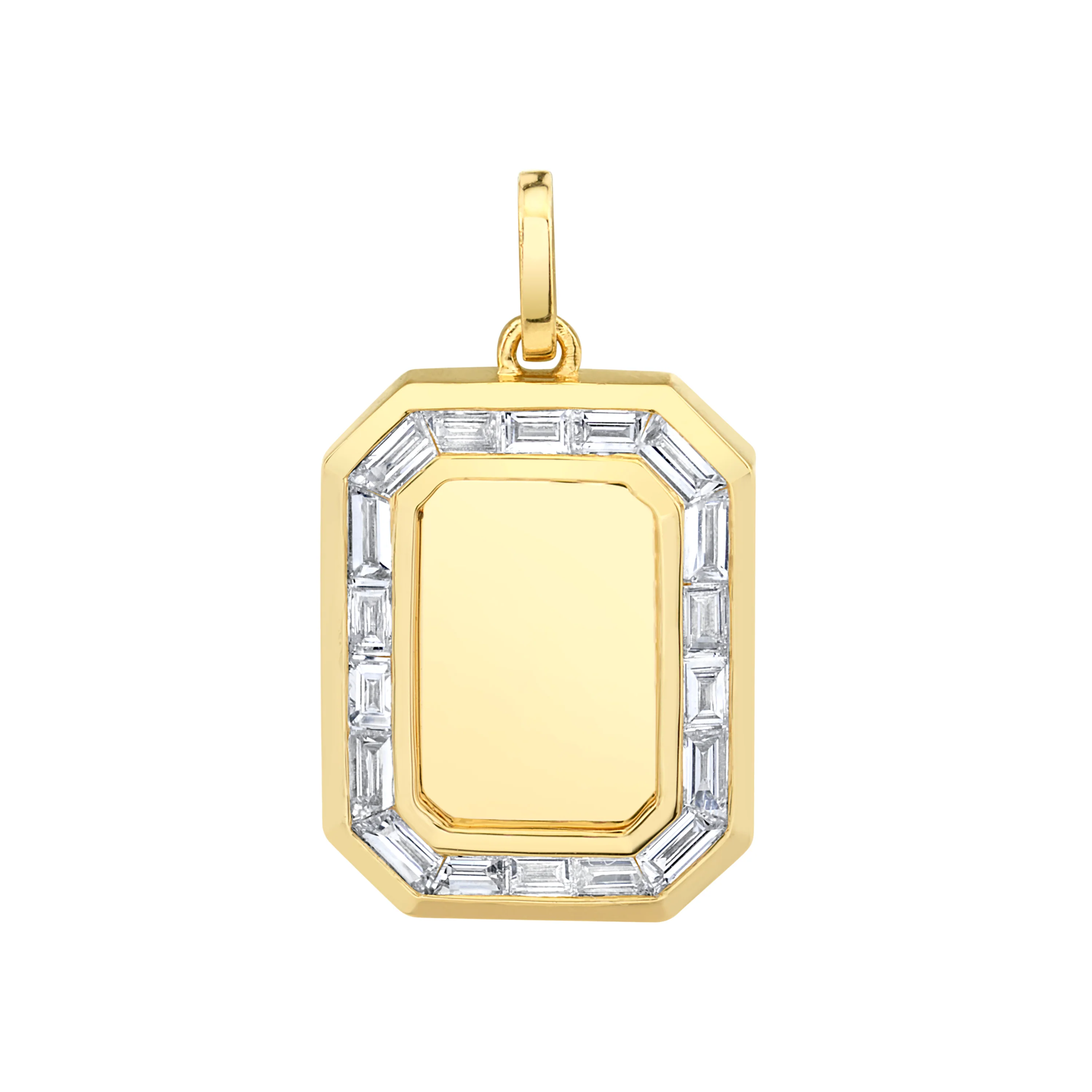 DIAMOND NAMEPLATE PENDANT - Image 4