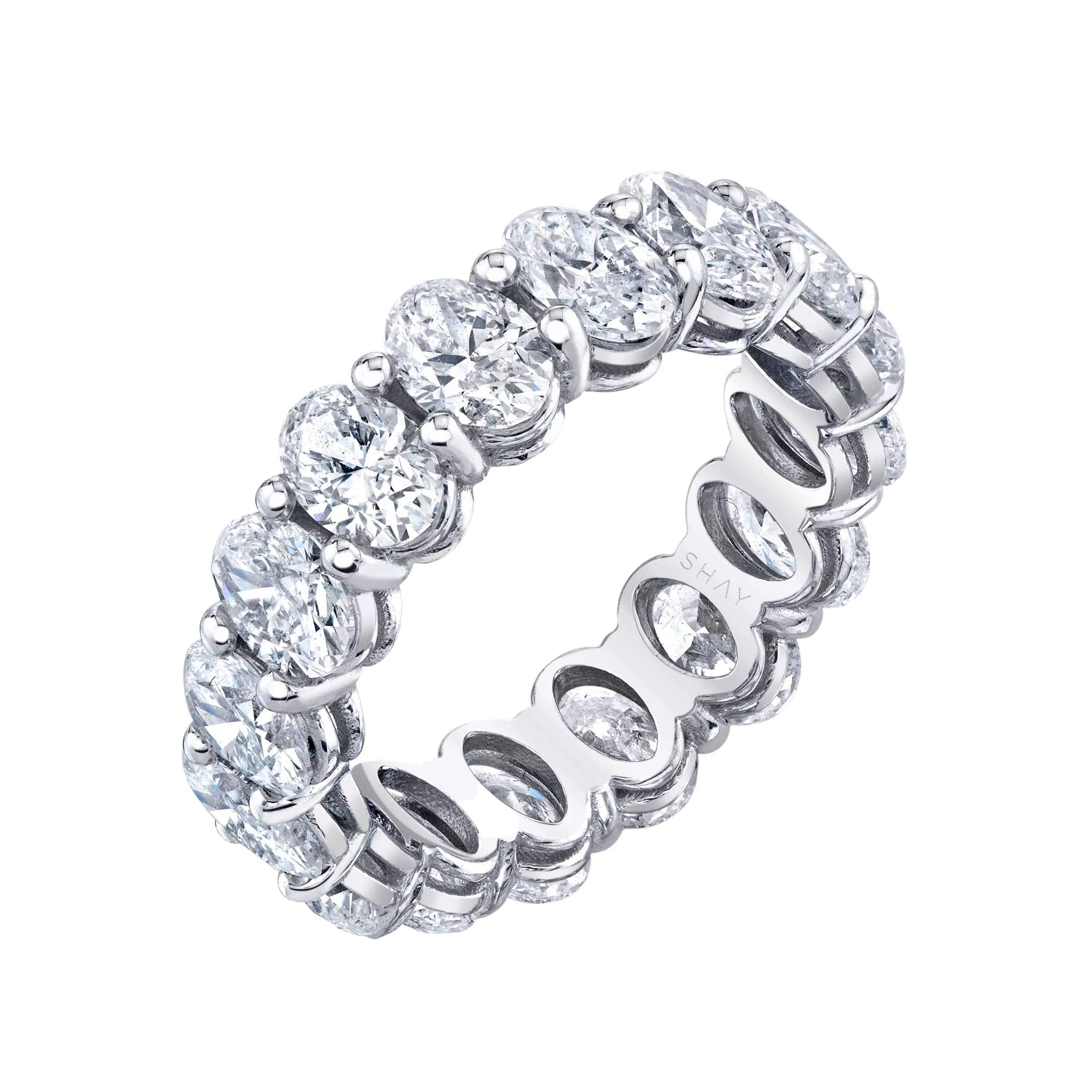 DIAMOND OVAL ETERNITY RING - Image 3