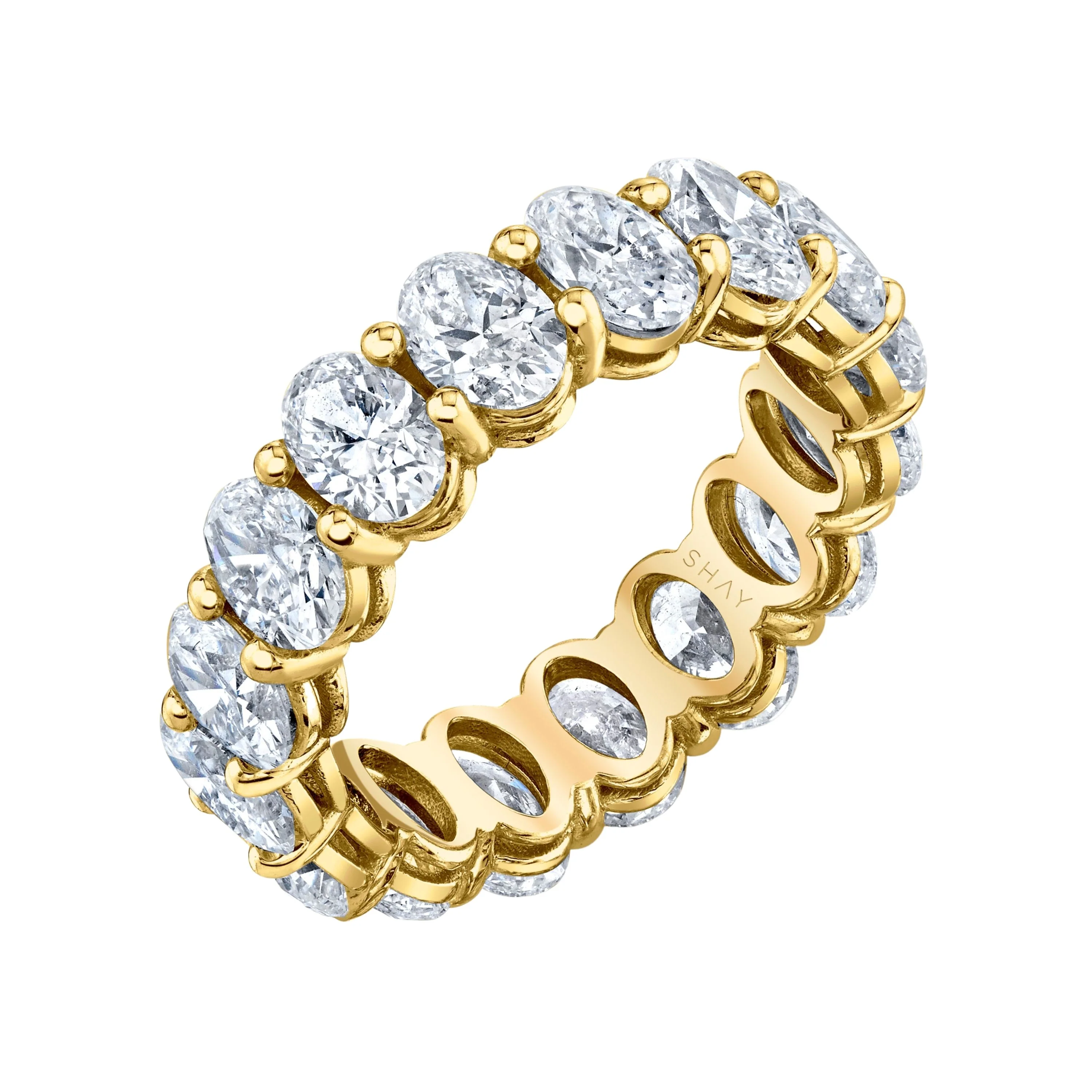 DIAMOND OVAL ETERNITY RING - Image 4