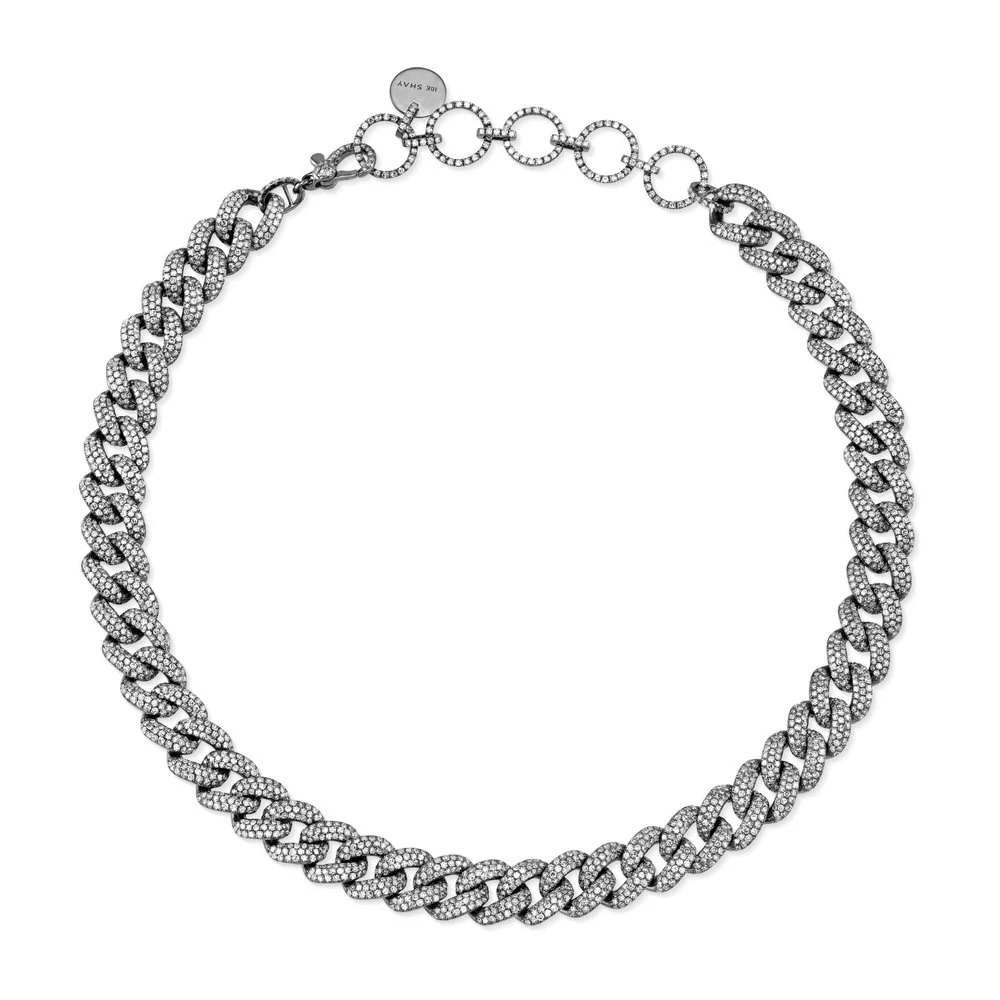 DIAMOND PAVE ESSENTIAL LINK NECKLACE - Image 5