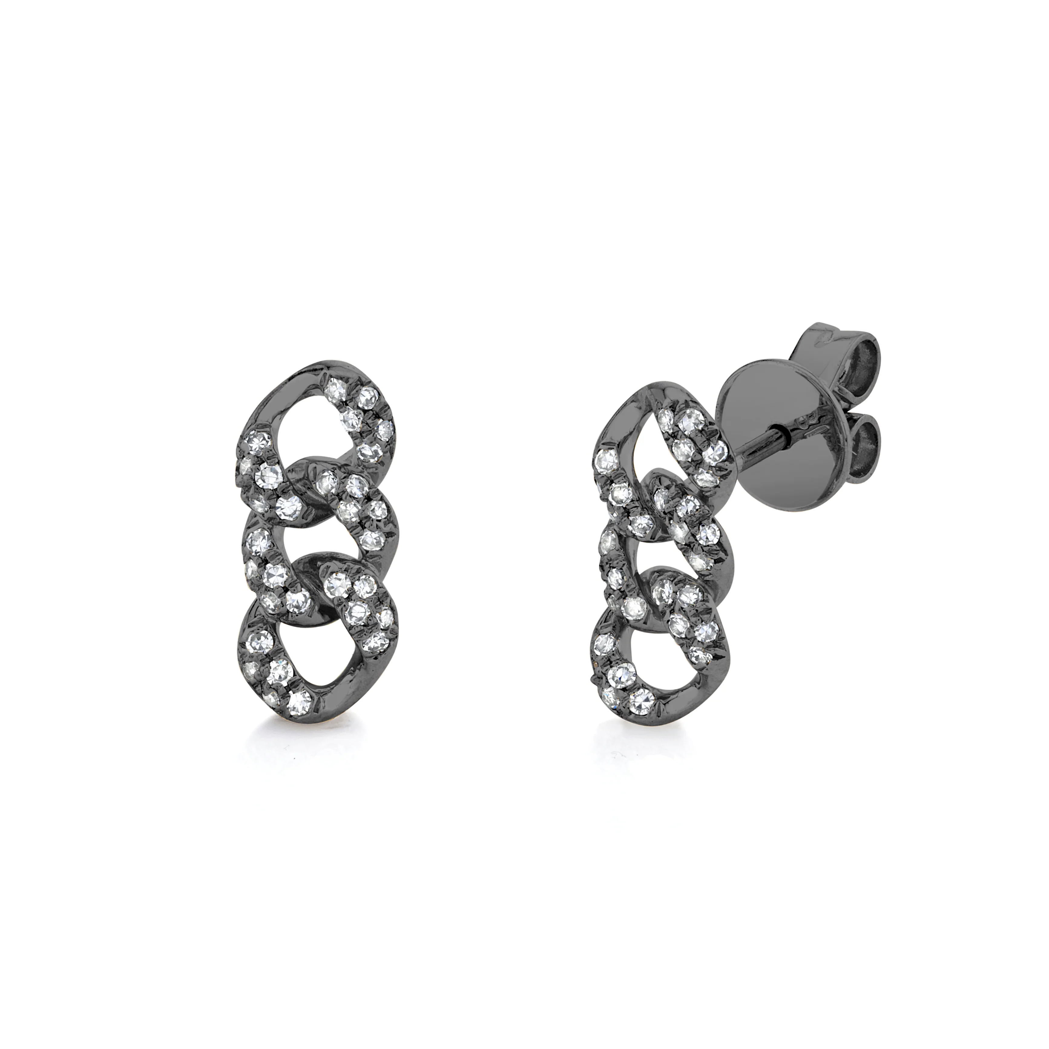 DIAMOND PAVE LINK STUDS - Image 5