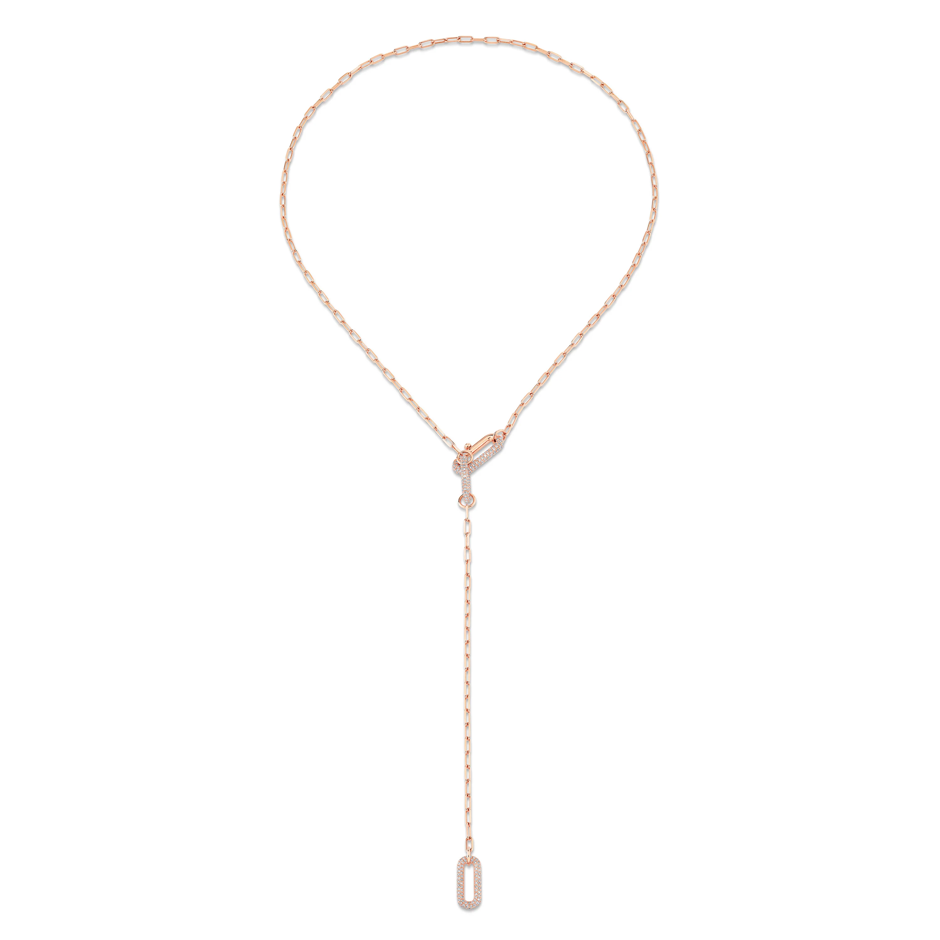 DIAMOND PAVE MINI CABLE LARIAT - Image 6