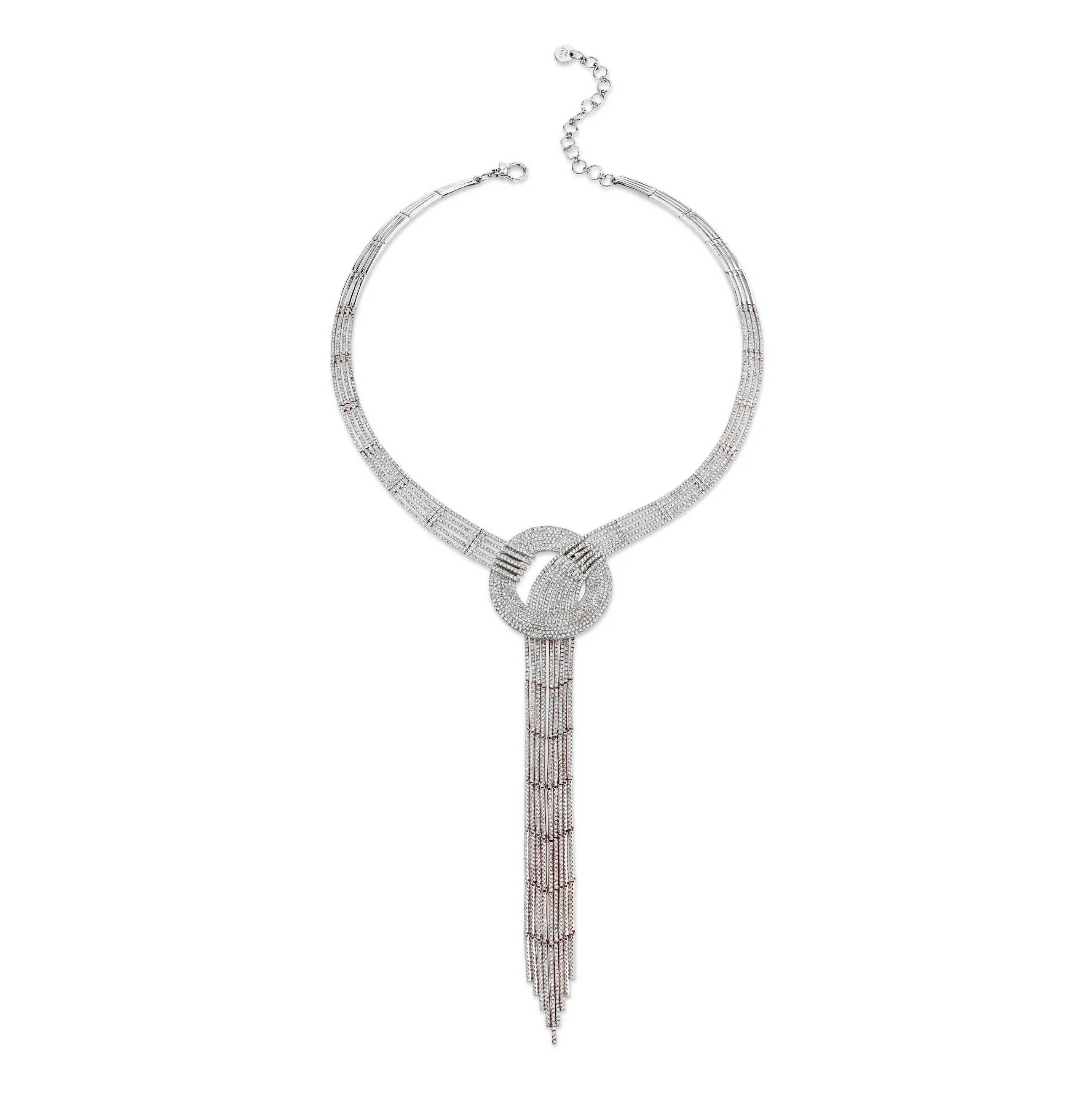 READY TO SHIP DIAMOND PAVE WHIRLPOOL COLLAR