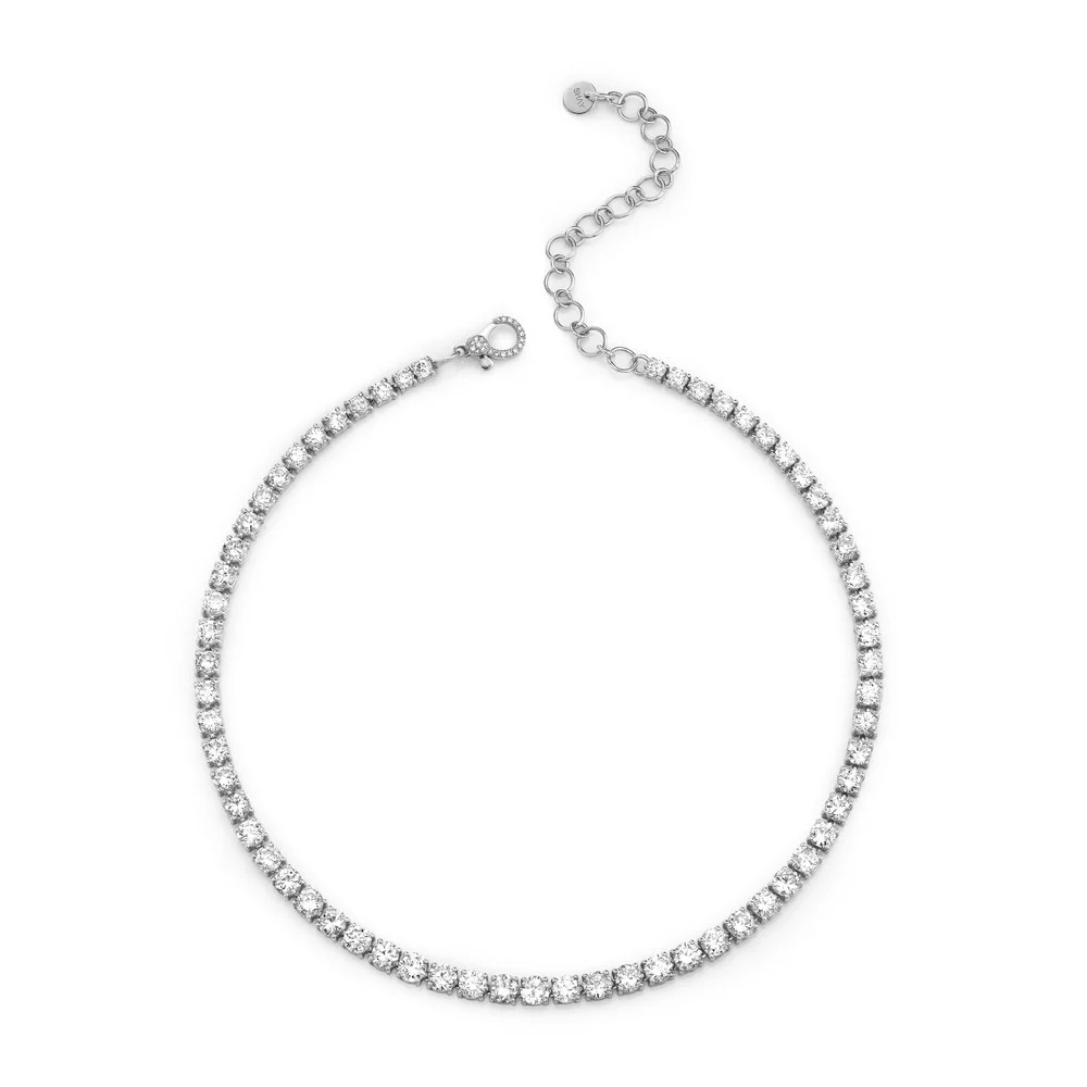 DIAMOND TENNIS NECKLACE - Image 3