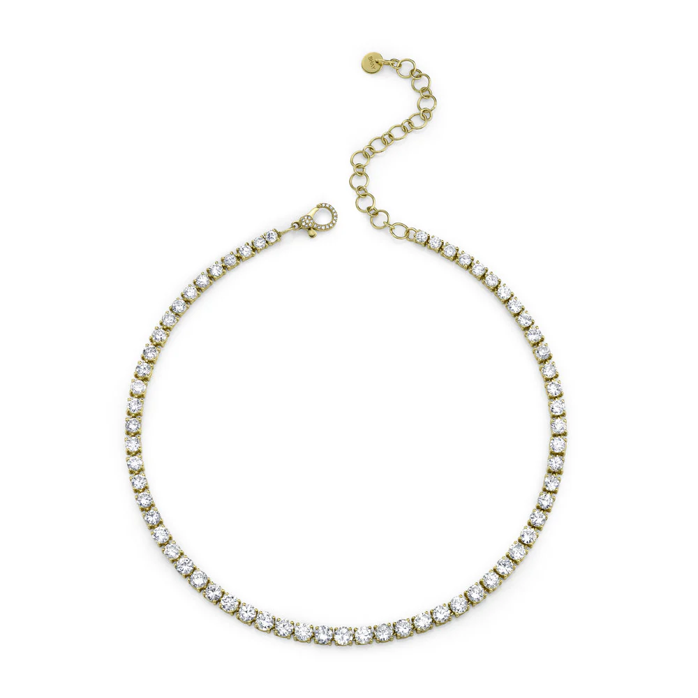 DIAMOND TENNIS NECKLACE - Image 4