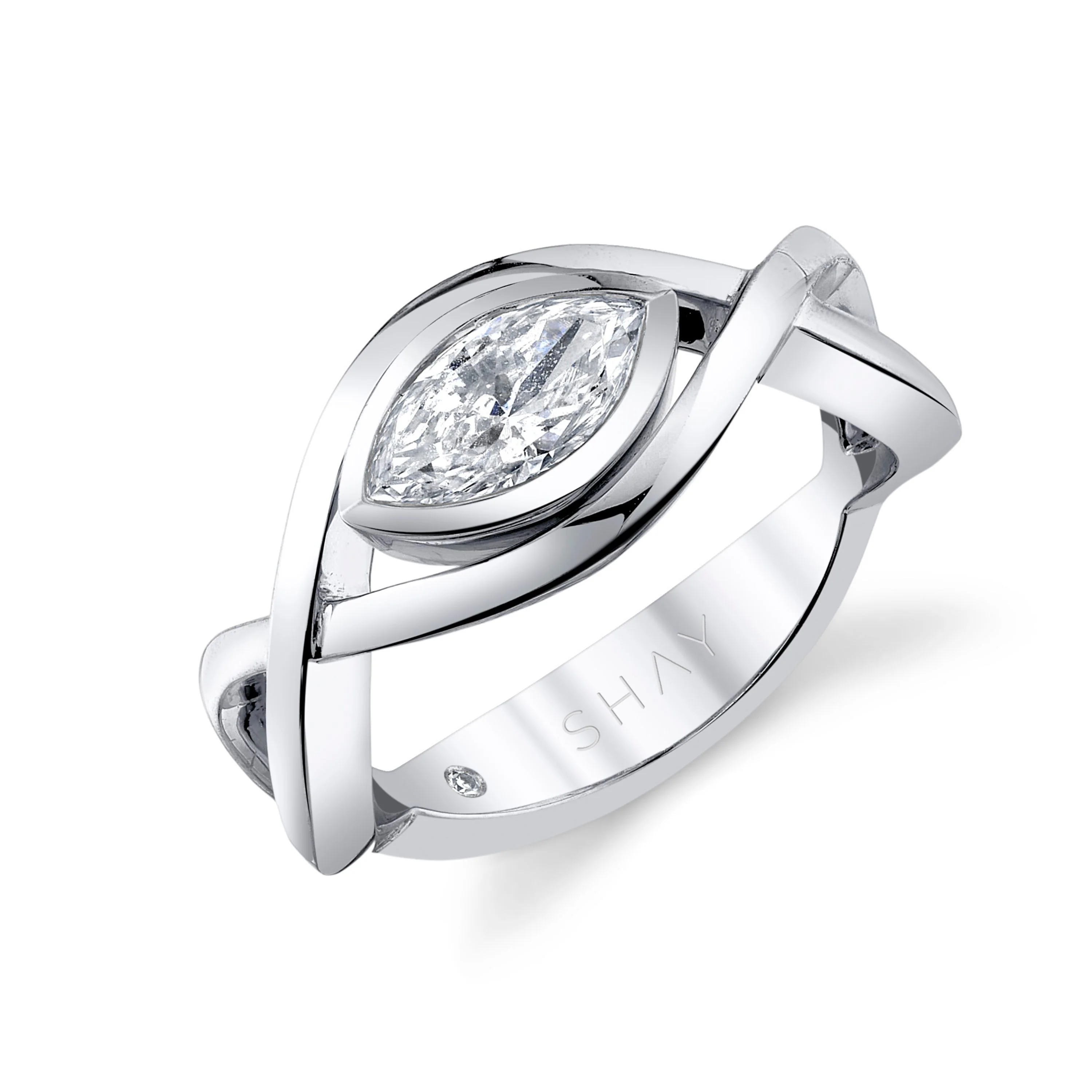 DIAMOND VINE PINKY RING - Image 3