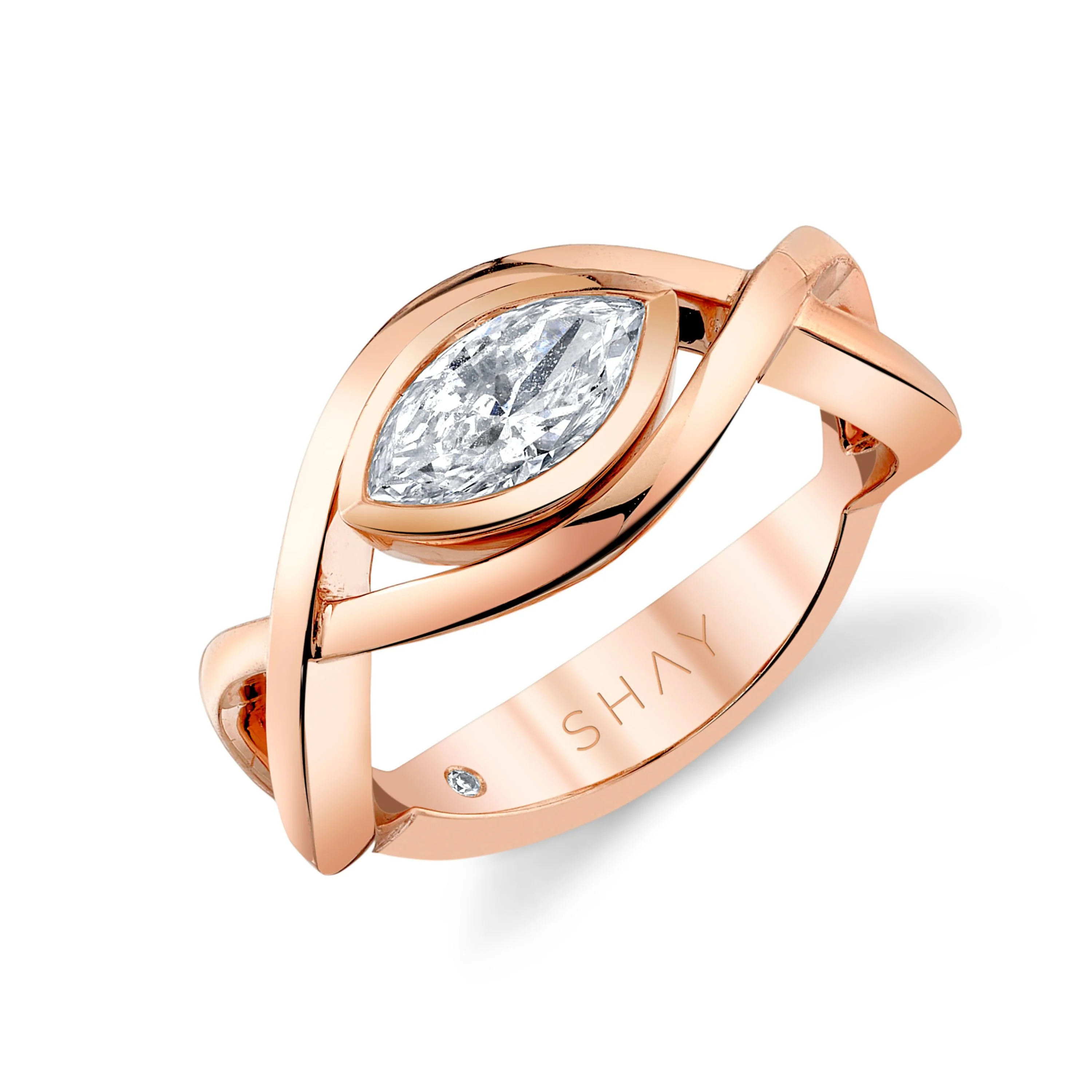 DIAMOND VINE PINKY RING - Image 4