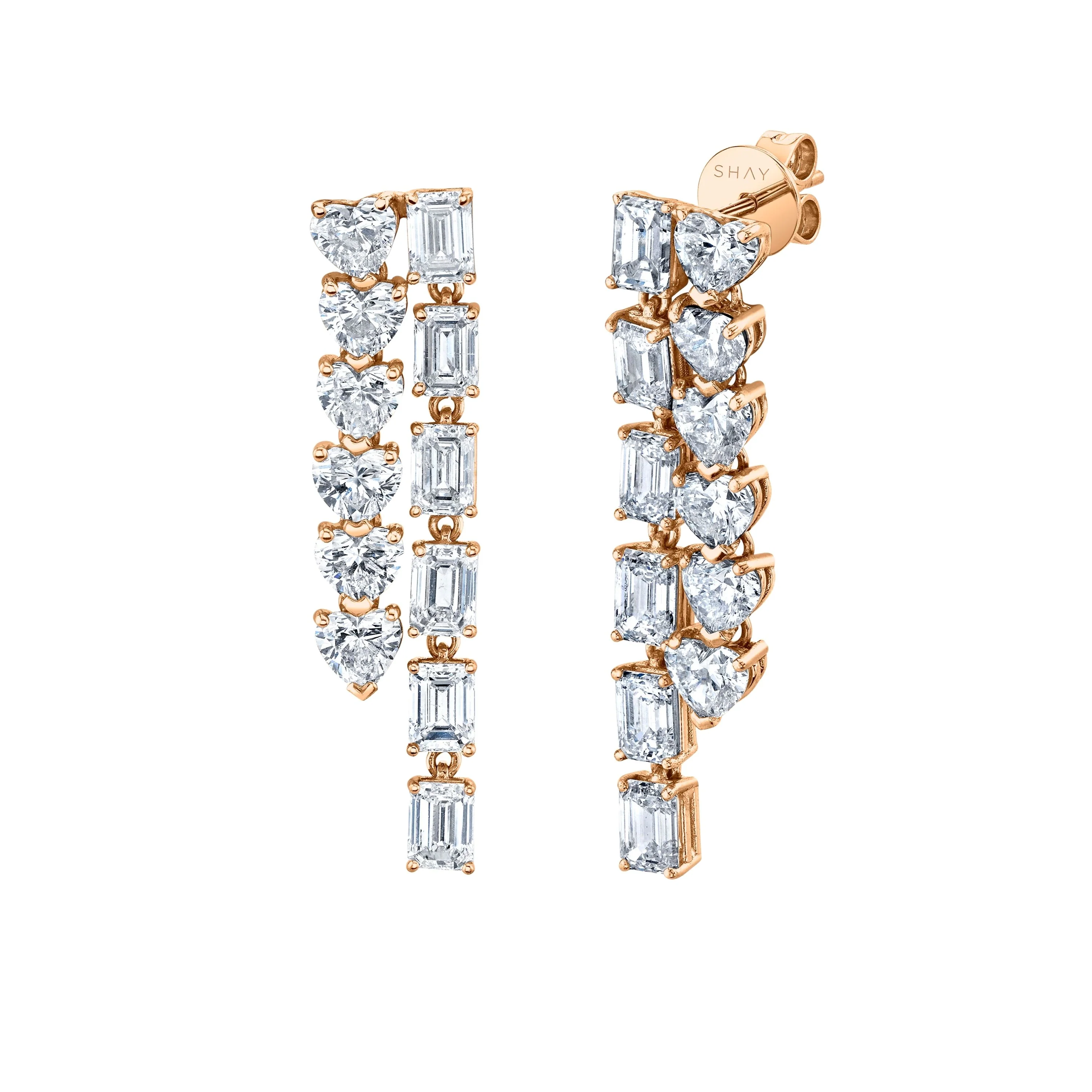 DIAMOND WATERFALL EARRINGS - Image 4