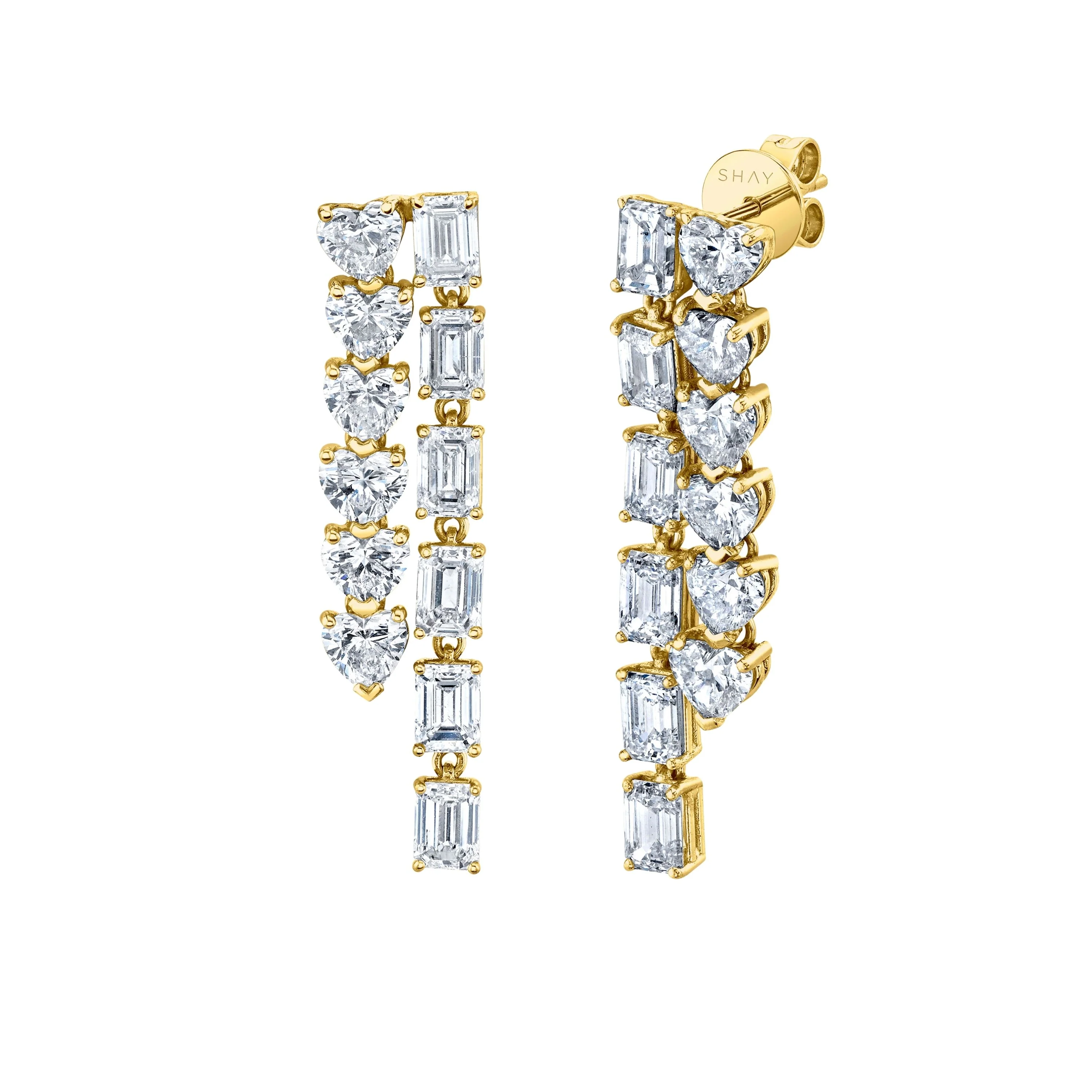 DIAMOND WATERFALL EARRINGS - Image 5