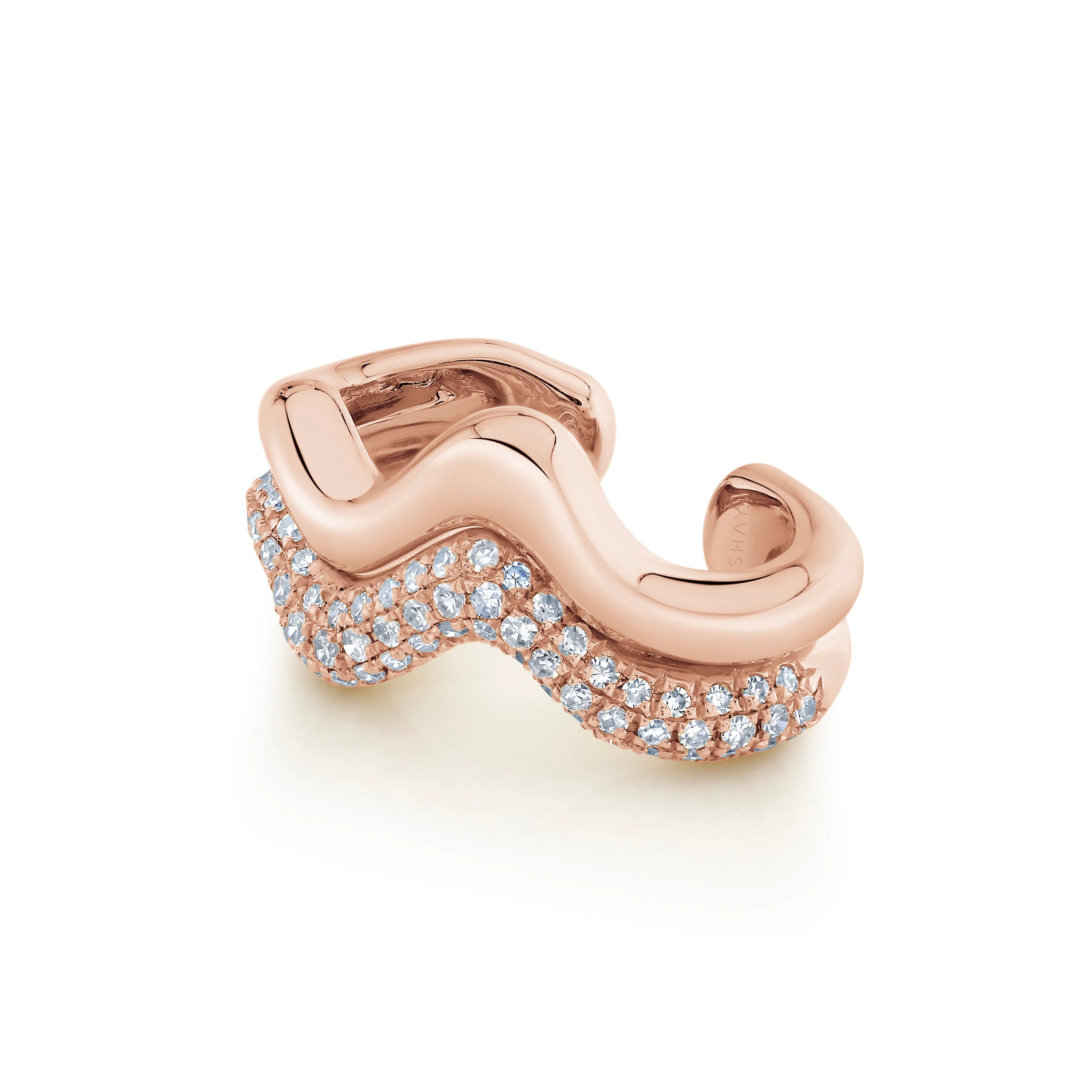 DIAMOND WAVE EAR CUFF - Image 4