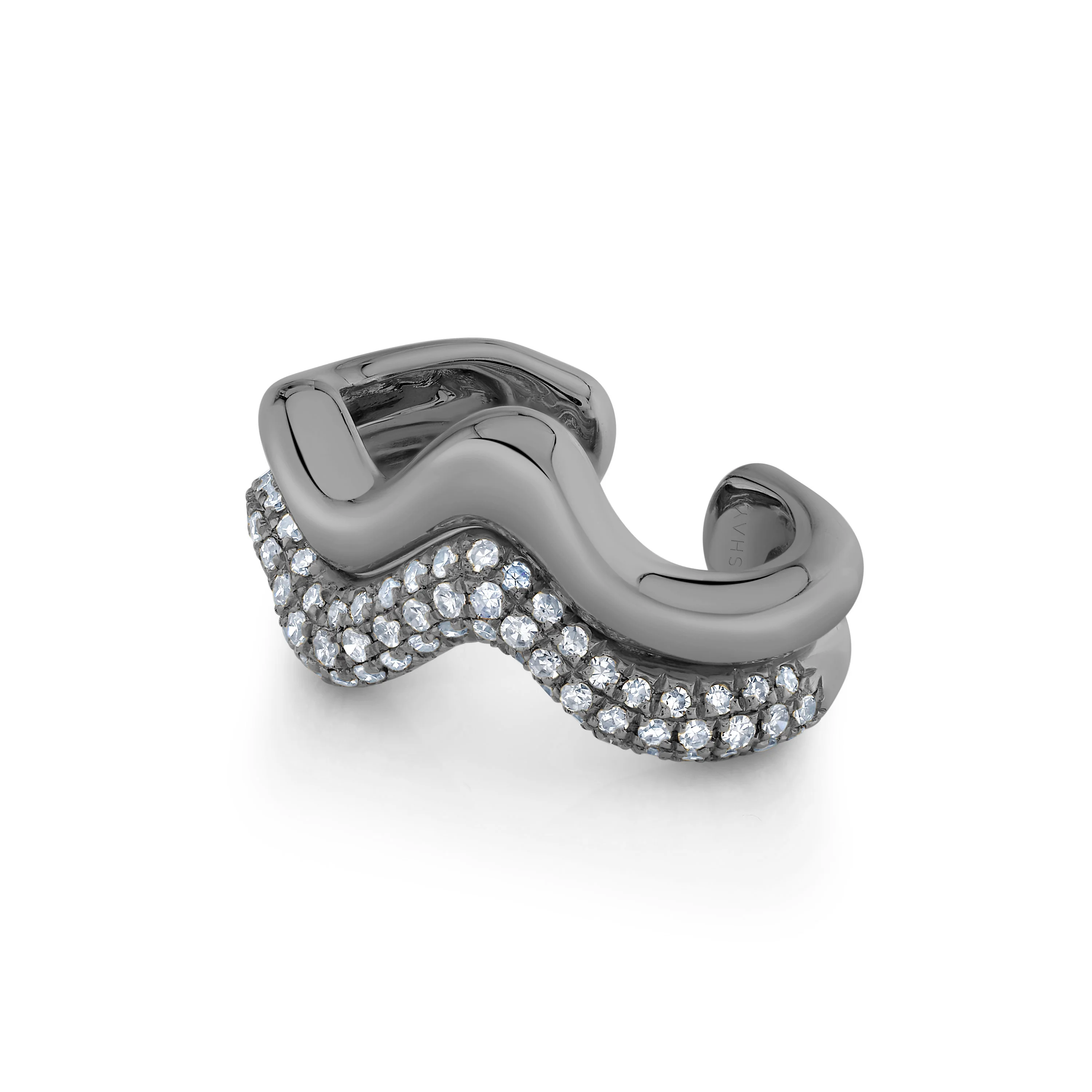 DIAMOND WAVE EAR CUFF - Image 5
