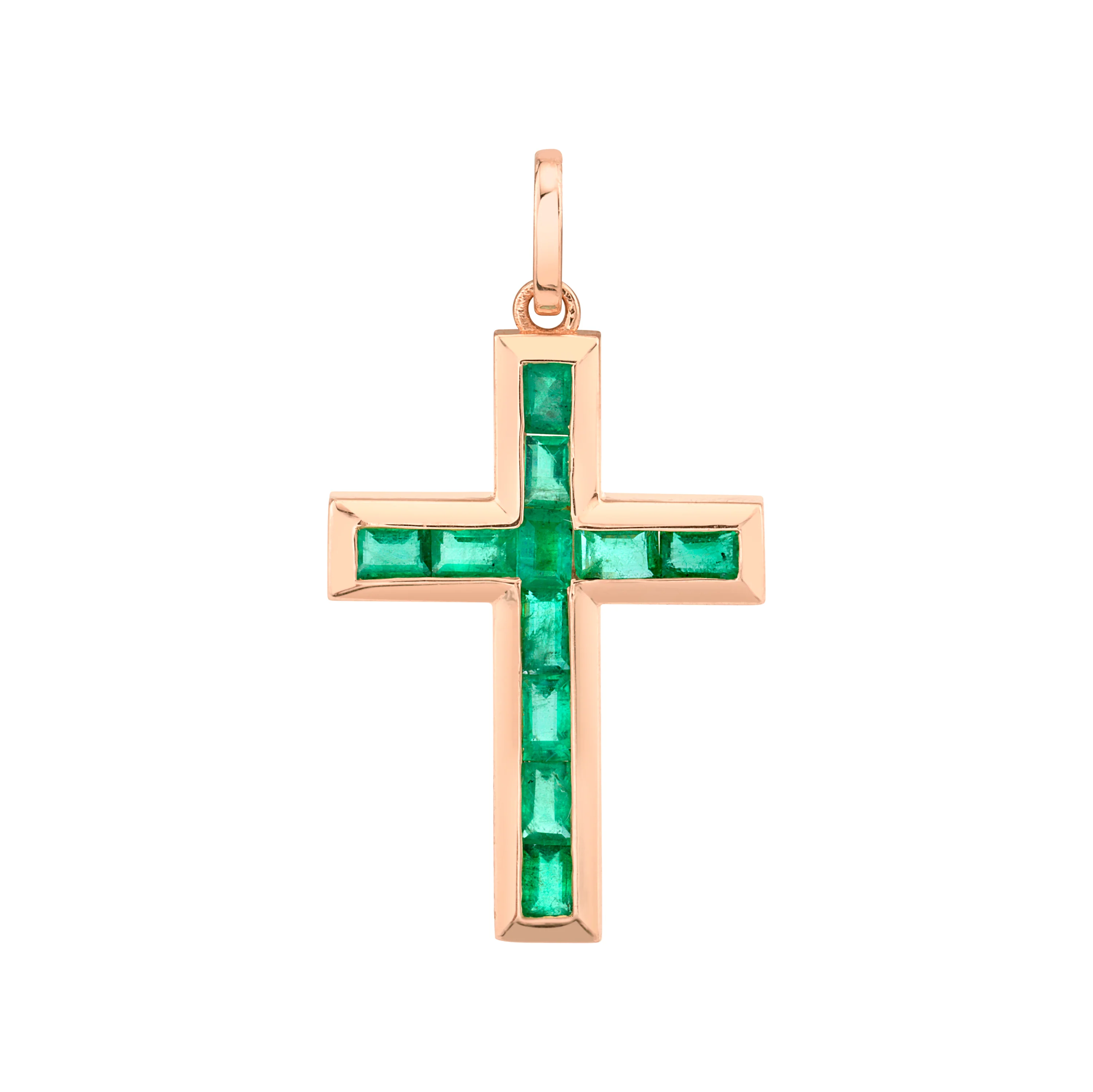 EMERALD CROSS PENDANT - Image 3