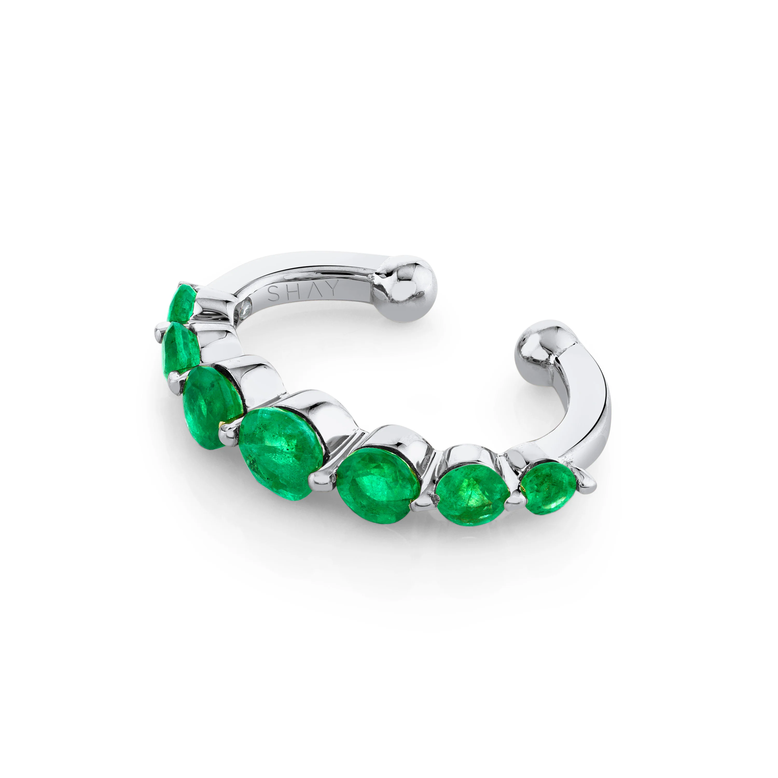 EMERALD GRADUAL EAR CUFF - Image 3