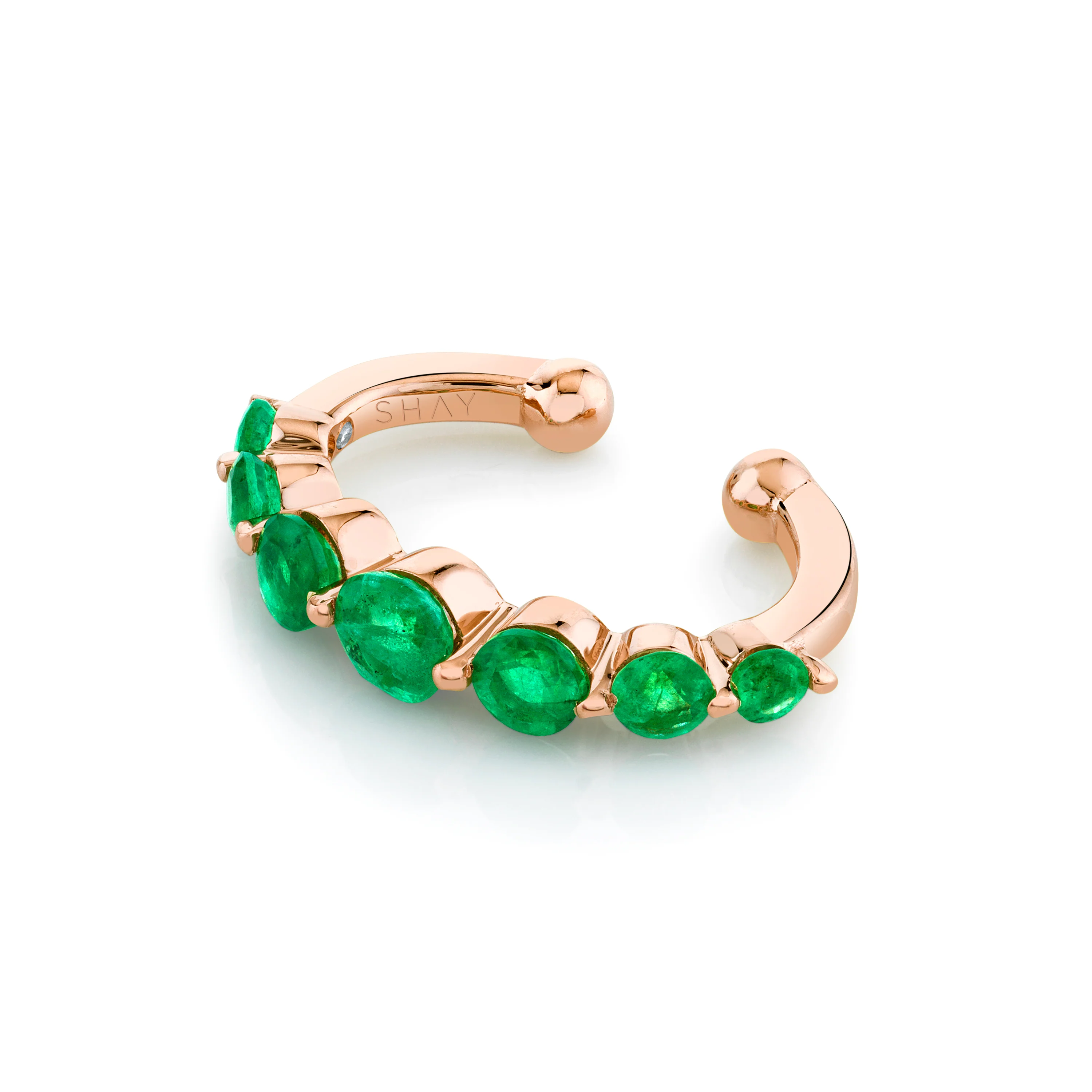 EMERALD GRADUAL EAR CUFF - Image 4
