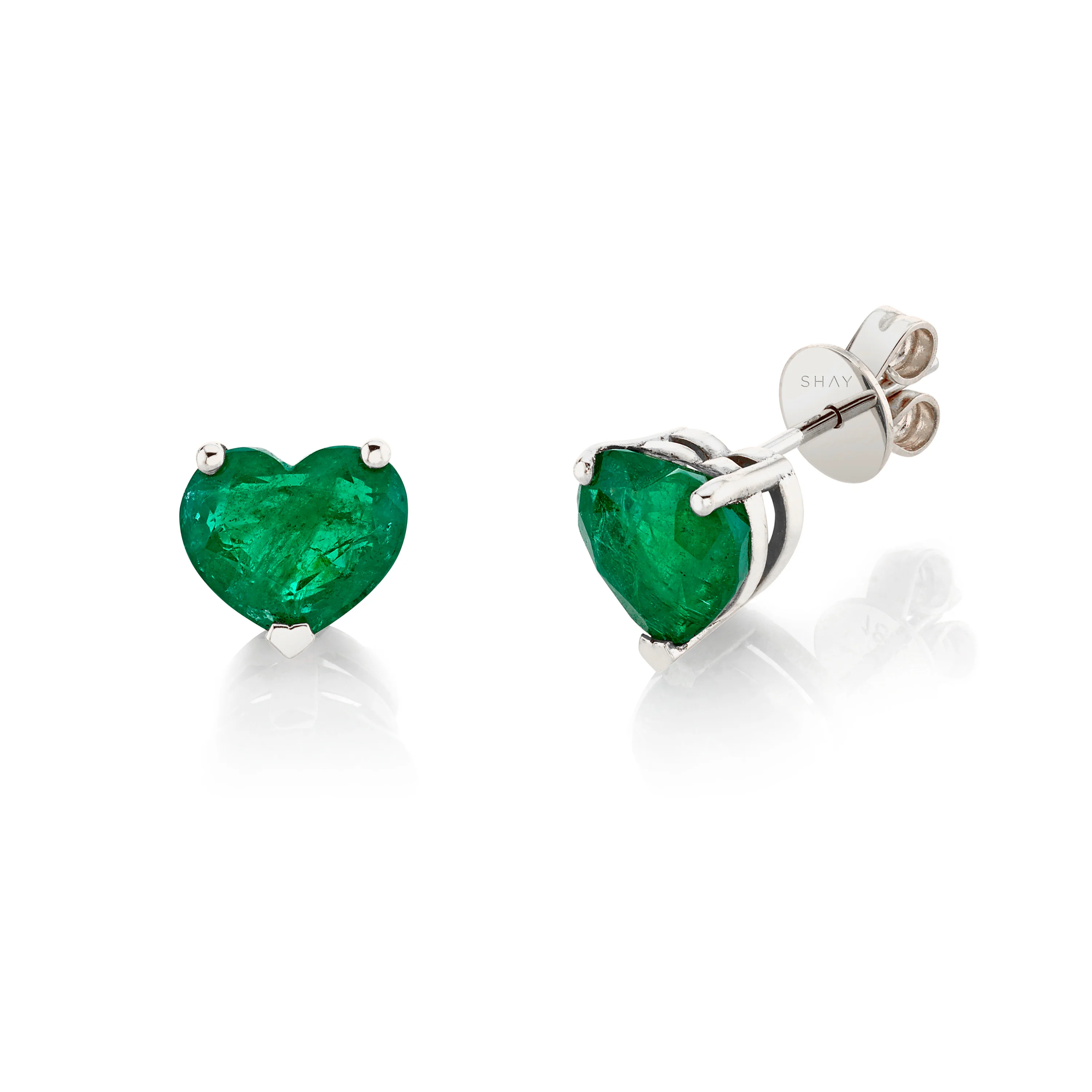EMERALD HEART STUDS - Image 4